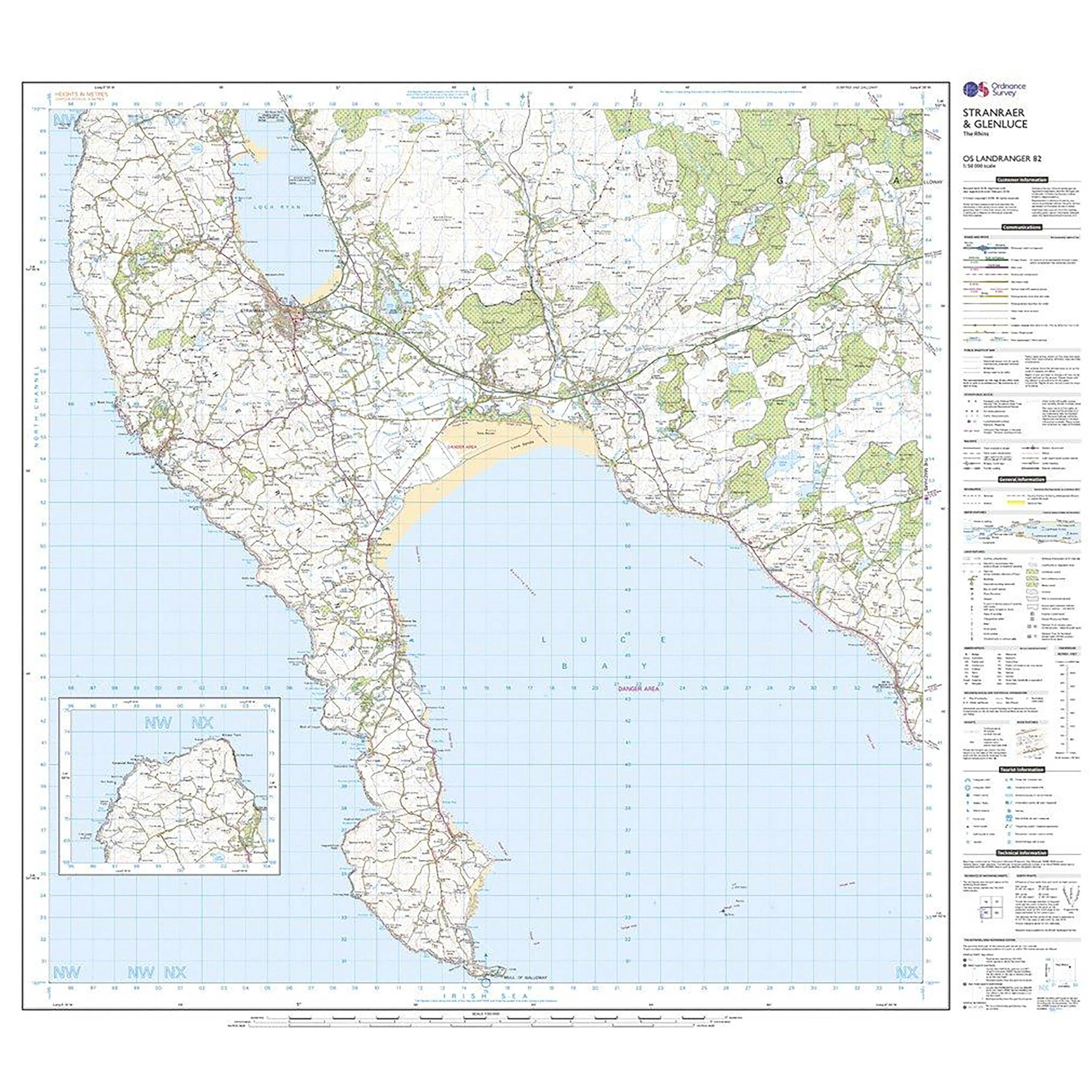Landranger Active 82 Stranraer & Glenluce Map With Digital Version - Image 3
