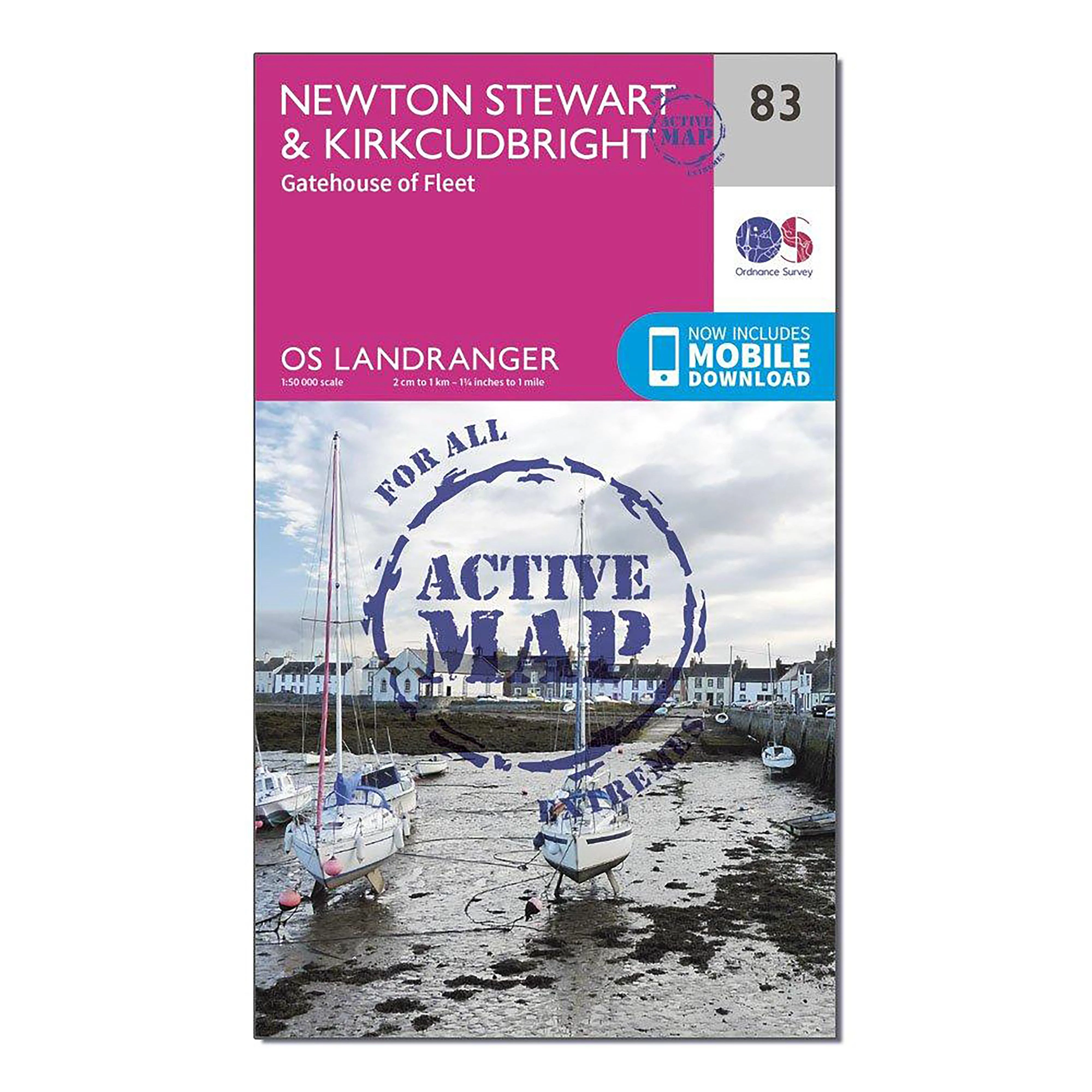 Landranger Active 83 Newton Stewart & Kirkcudbright, Gatehouse of Fleet Map With Digital Version - Image 4