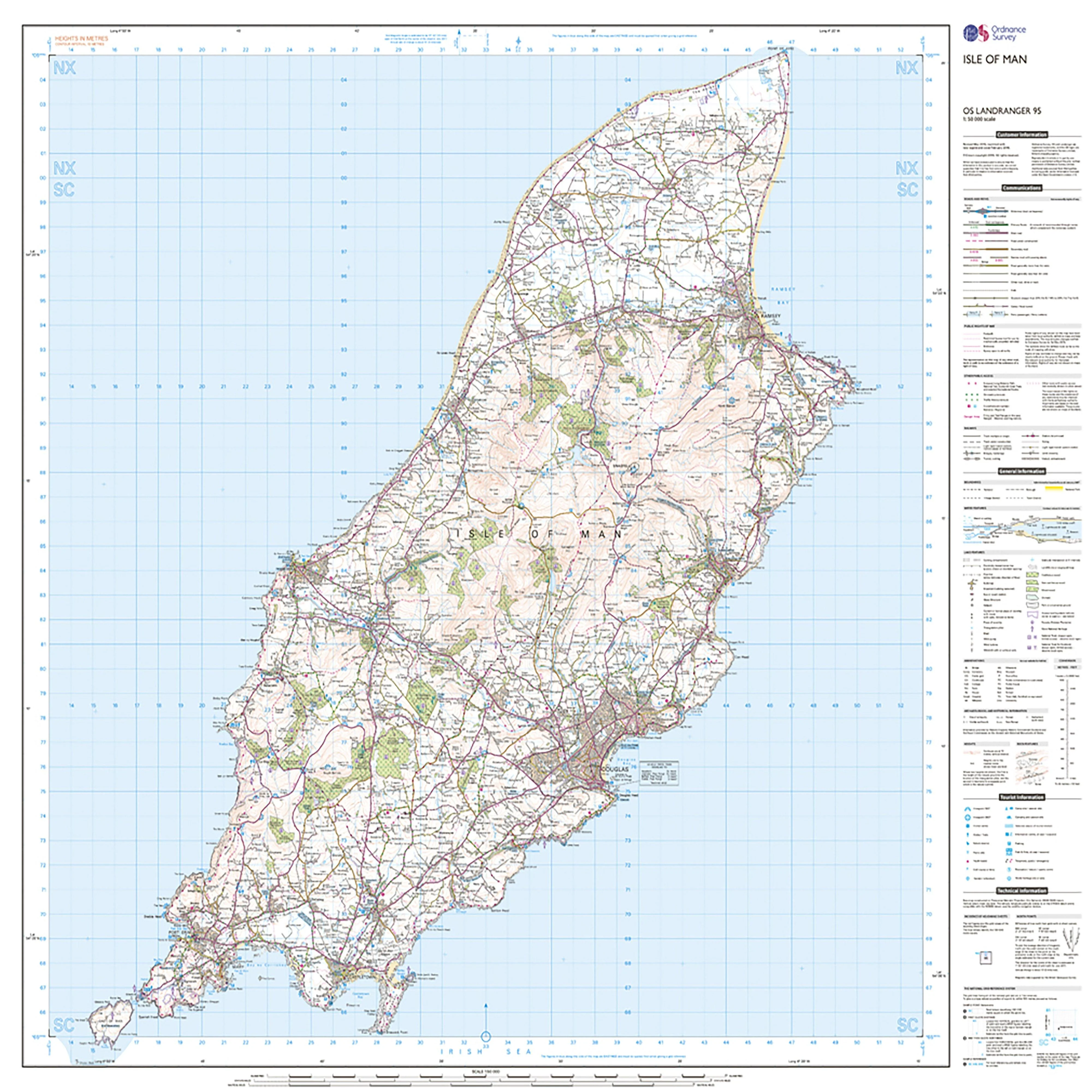 Landranger Active 95 Isle of Man Map With Digital Version - Image 3
