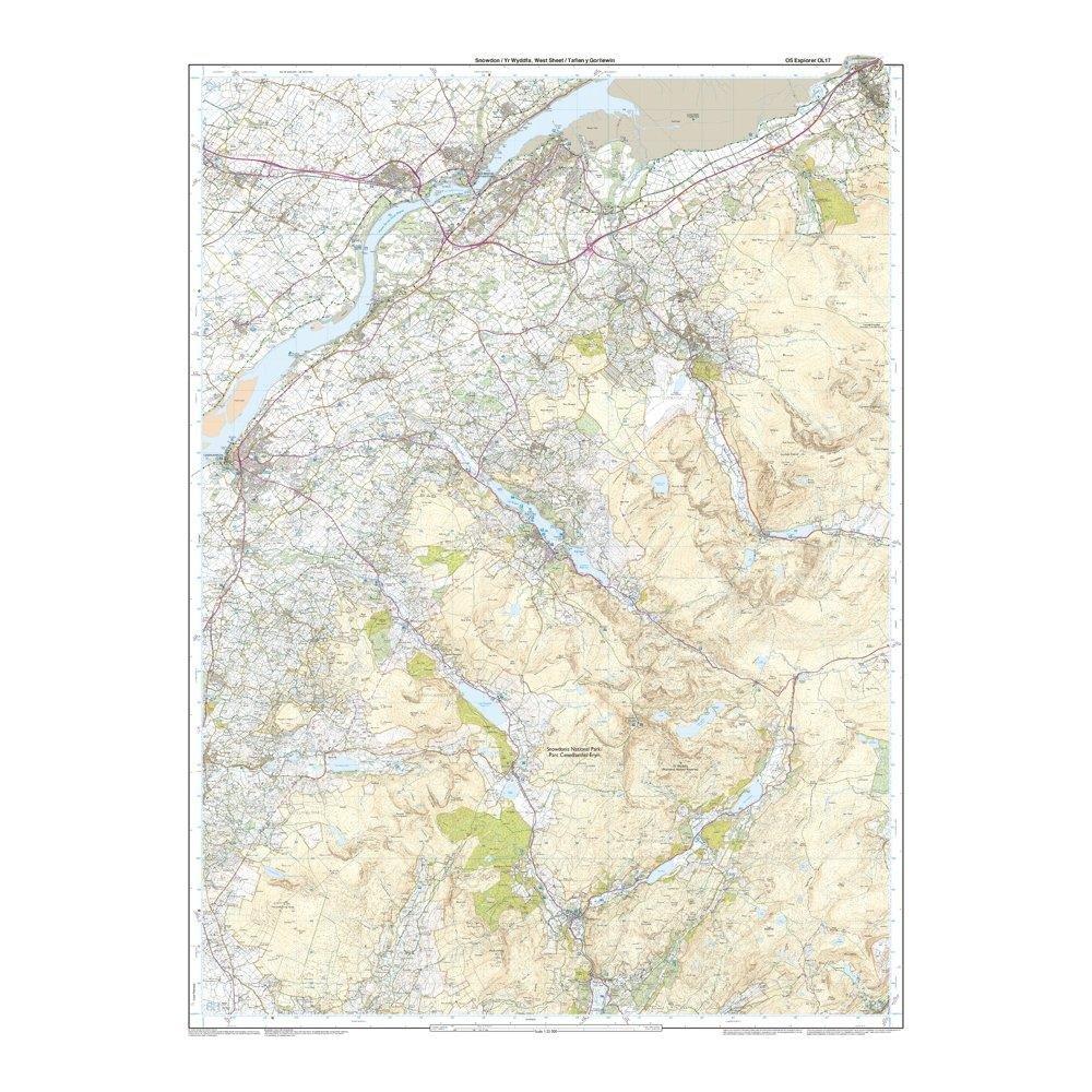 OL 17 Explorer Snowdon Map - Image 4