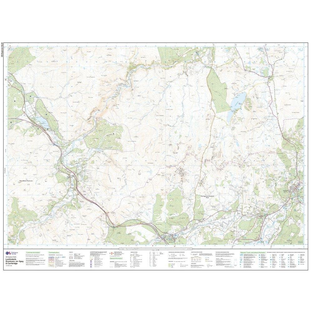 OL 60 Explorer Lochindorb, Grantown-on-Spey & Carrbridge Map - Image 3