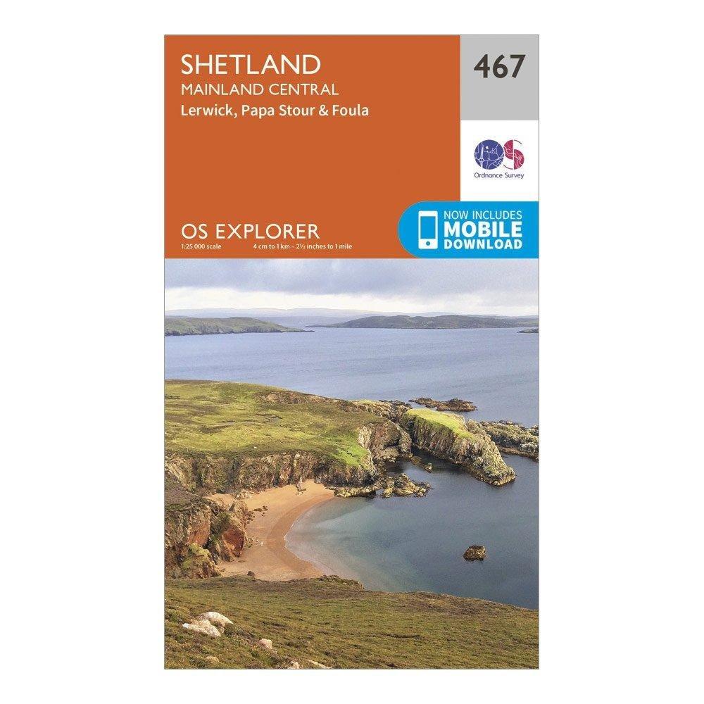 OS EXP 467 Shetland Mainland Central With Digital Version - Image 5