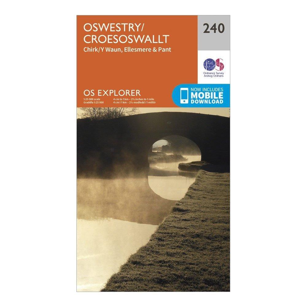 OS Explorer 240 Oswestry Map With Digital Version - Image 4