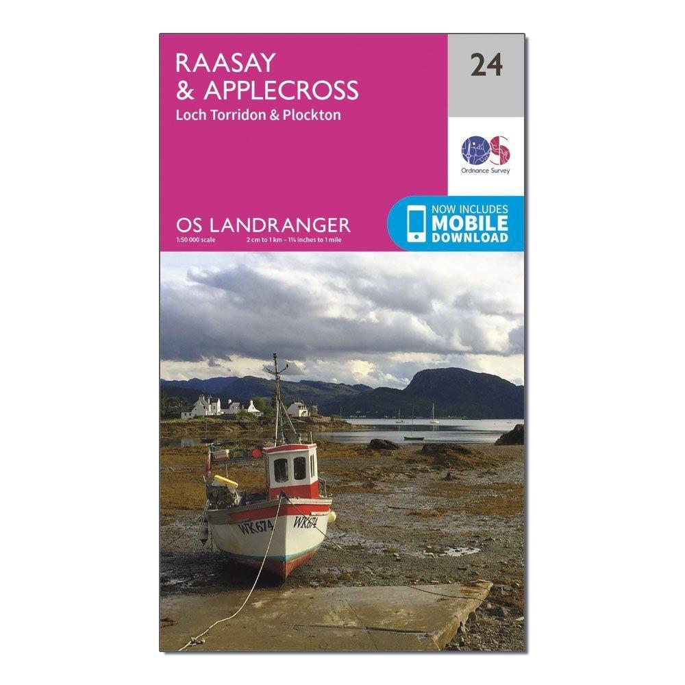 OS Landranger 24 Raasay & Applecross, Loch Torridon & Plockton Map - Image 4