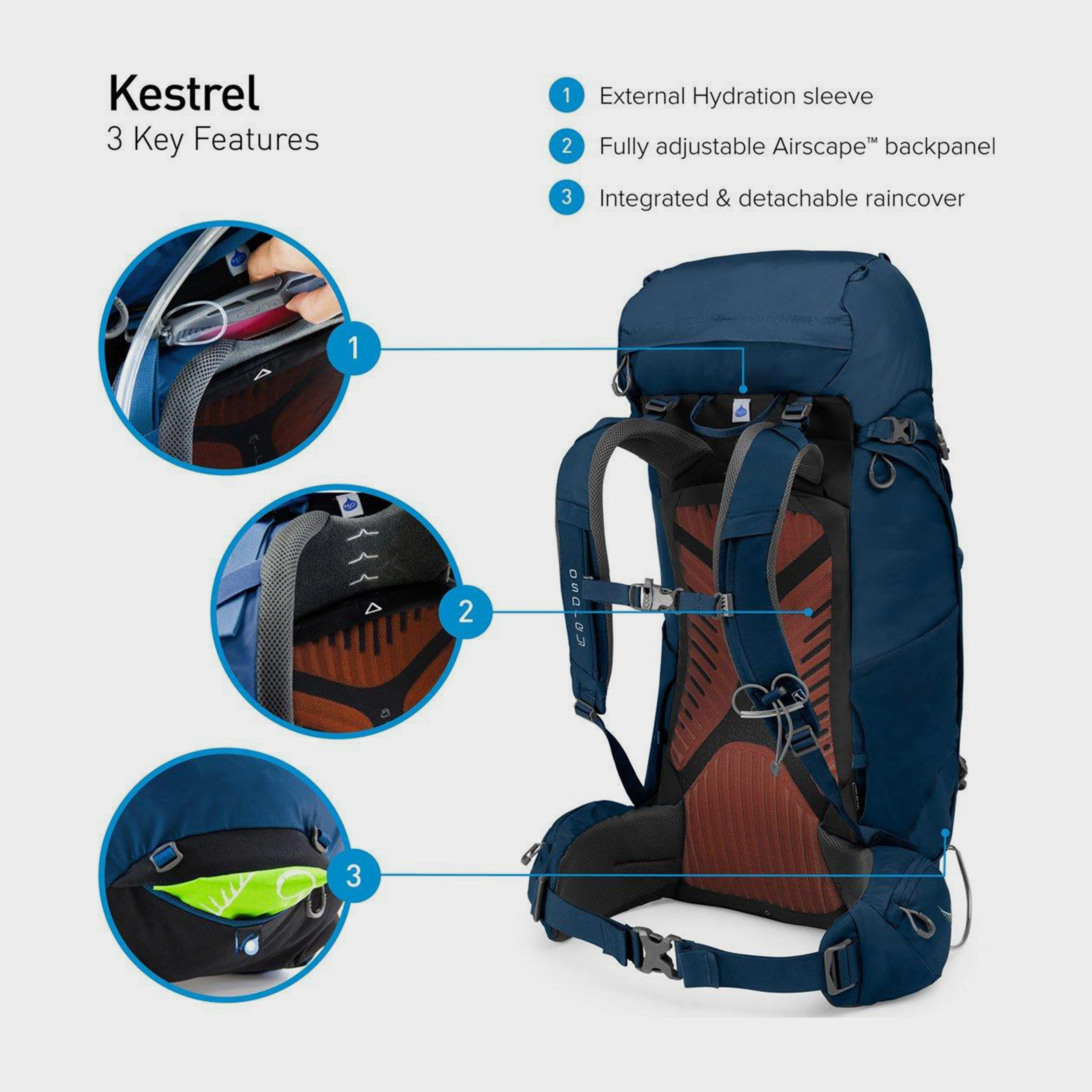 Kestrel 48 (S/M) Rucksack - Image 2