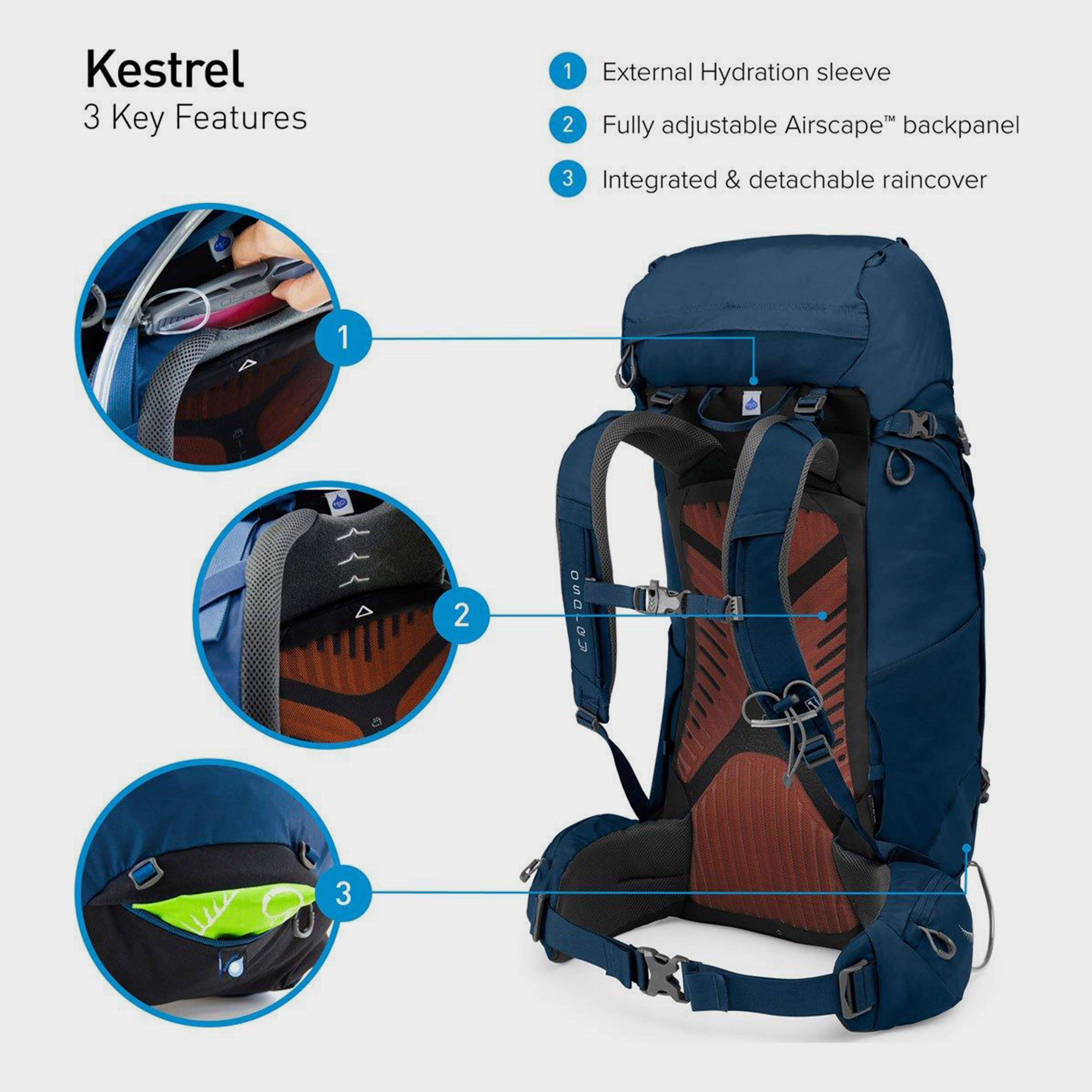 Kestrel 68 (M/L) Rucksack - Image 2