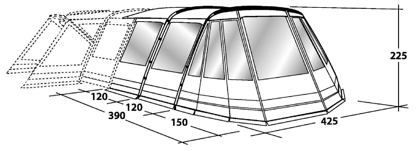 Montana 6P Premium Front Awning - Image 2