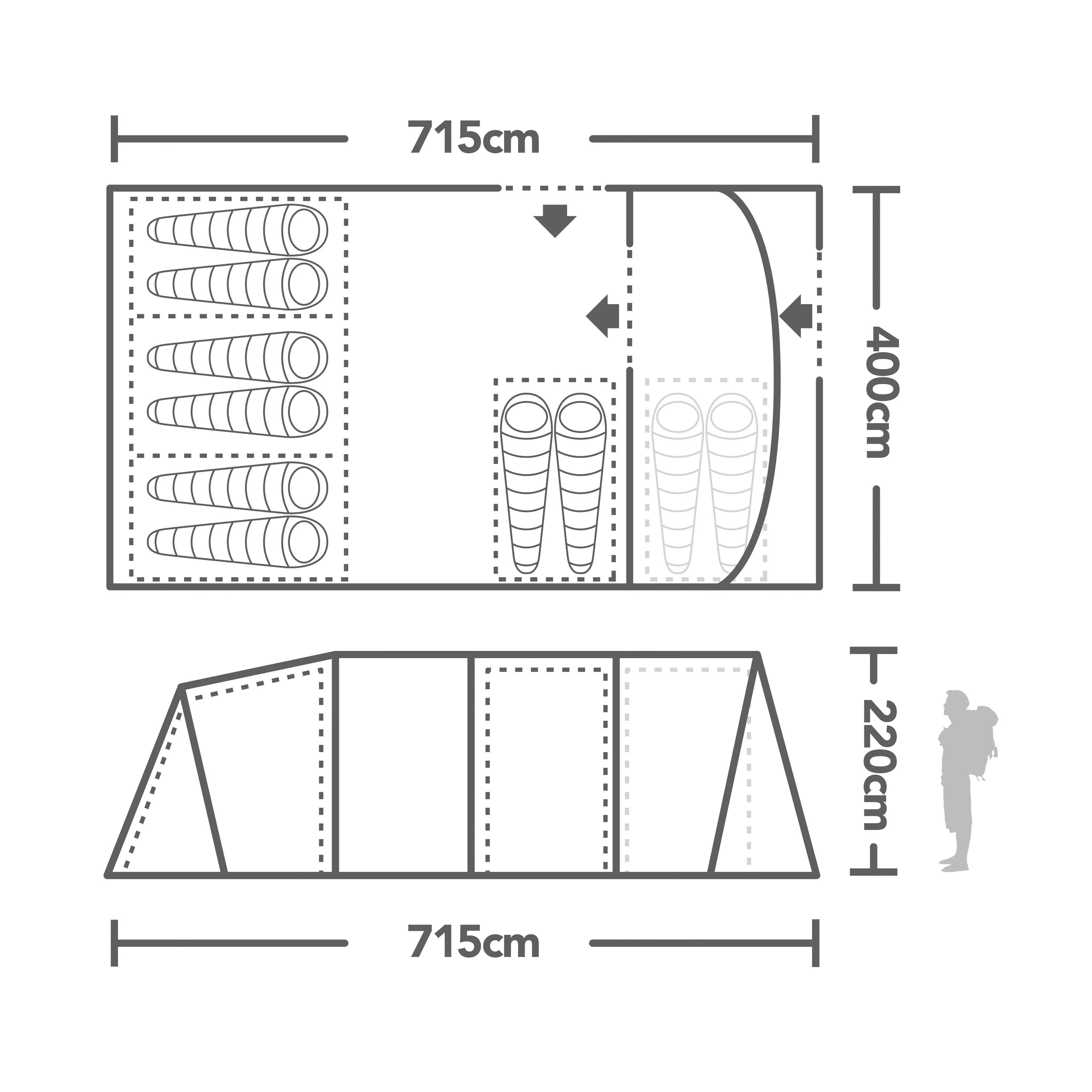 Refurbished Idaho 8 Air Tent - Image 2