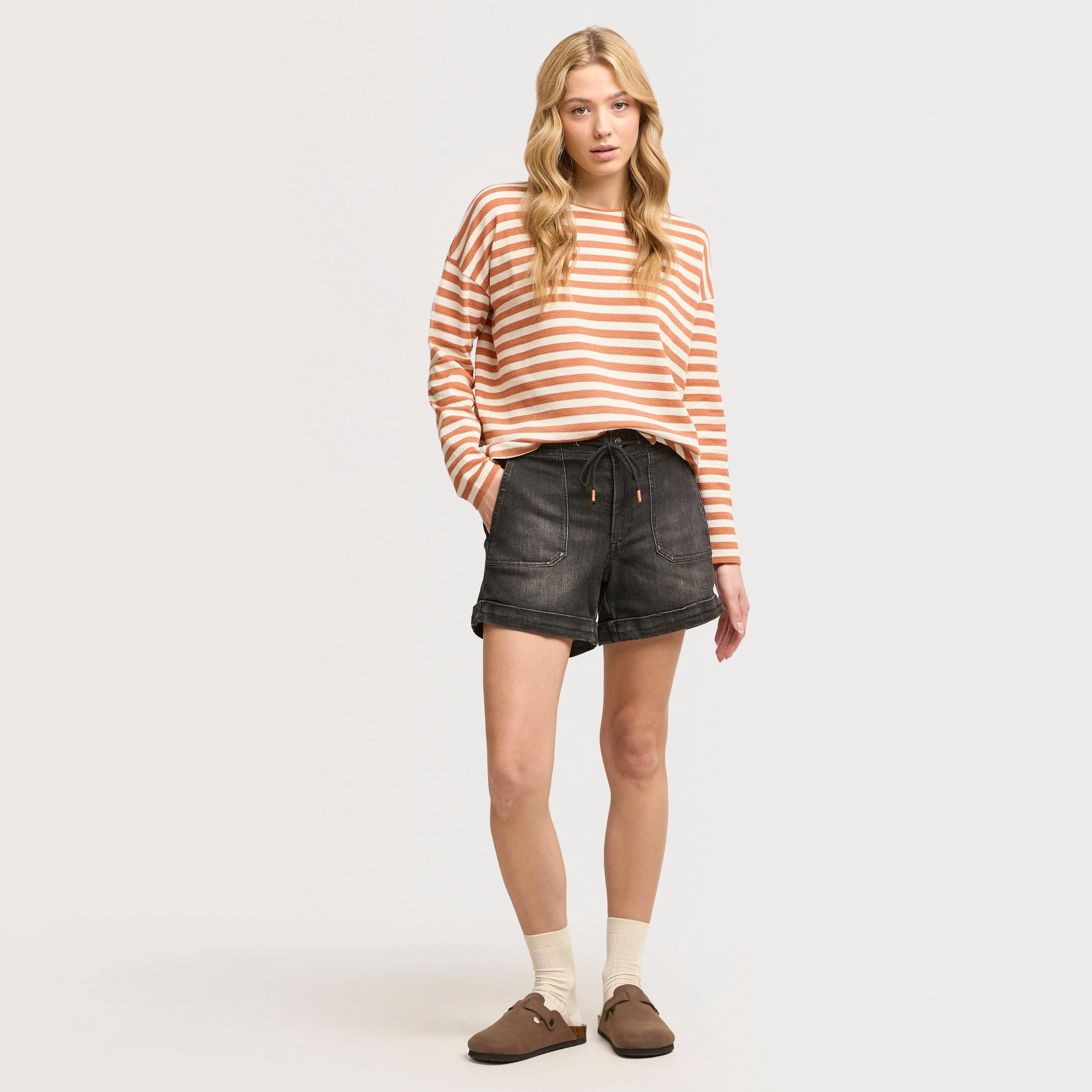 Women’s Panorama Striped Short Sleeve T-Shirt - Image 2