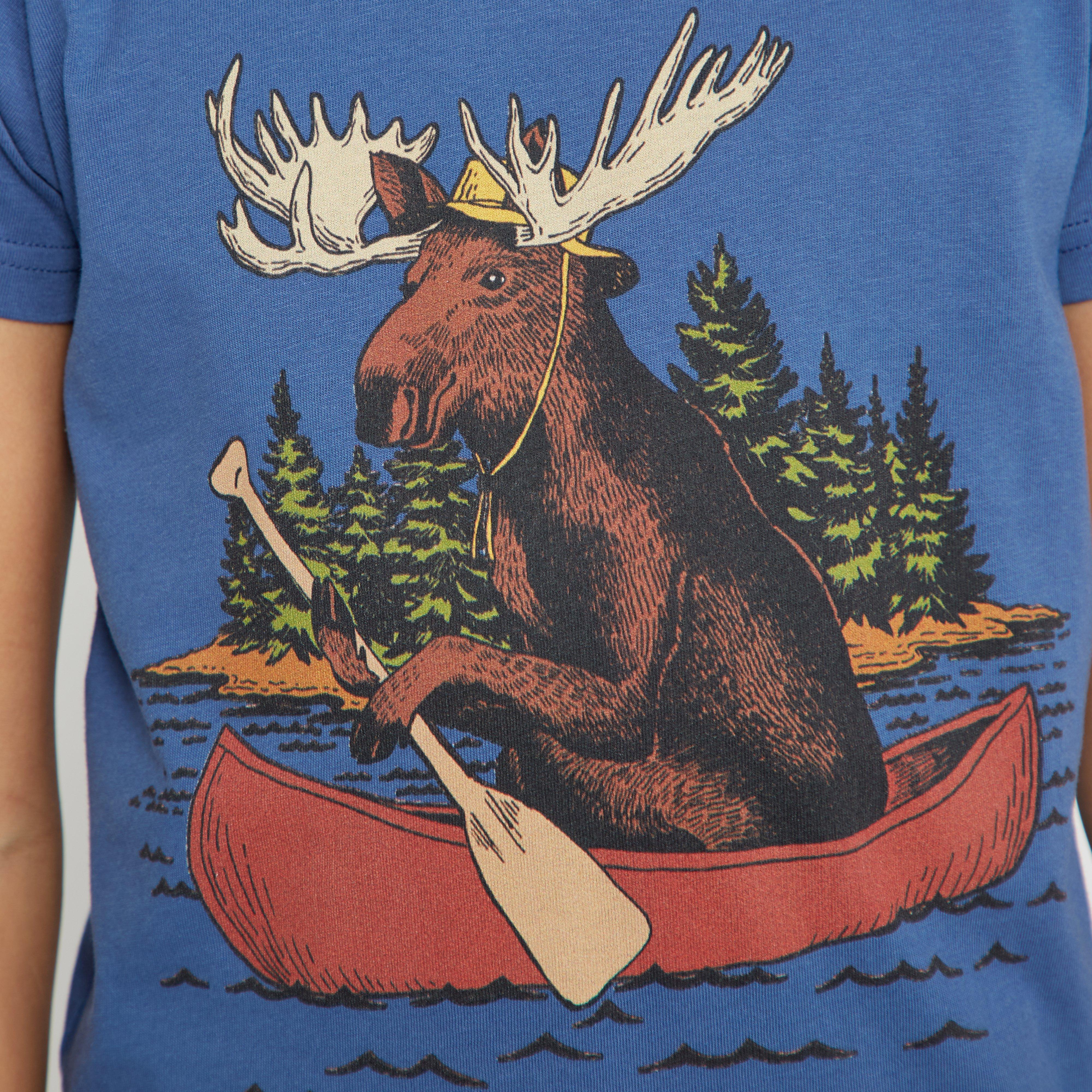 Kids' Boat Moose T-Shirt - Image 5