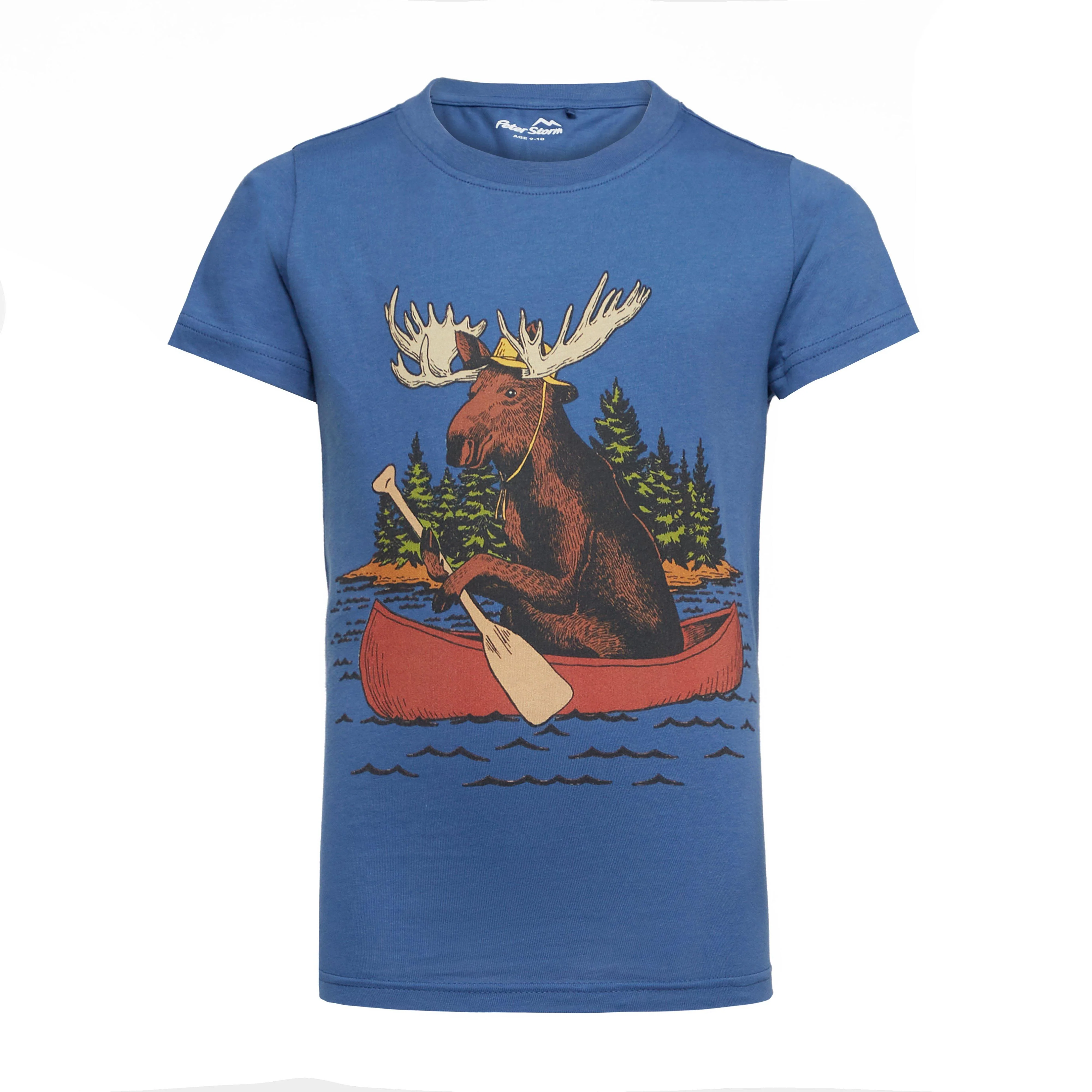 Kids' Boat Moose T-Shirt - Image 6