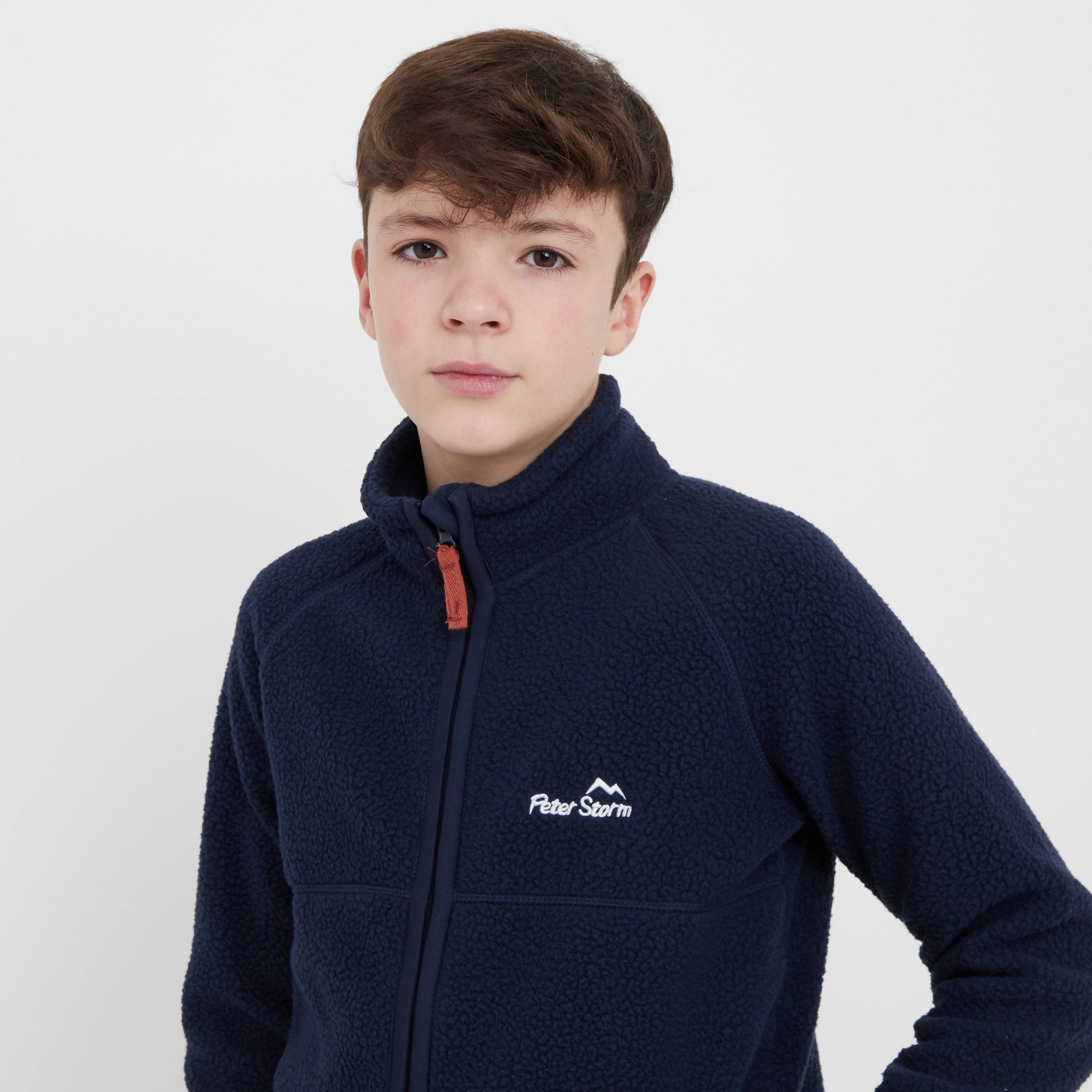 Kids’ Full Zip Borg Fleece - Image 4
