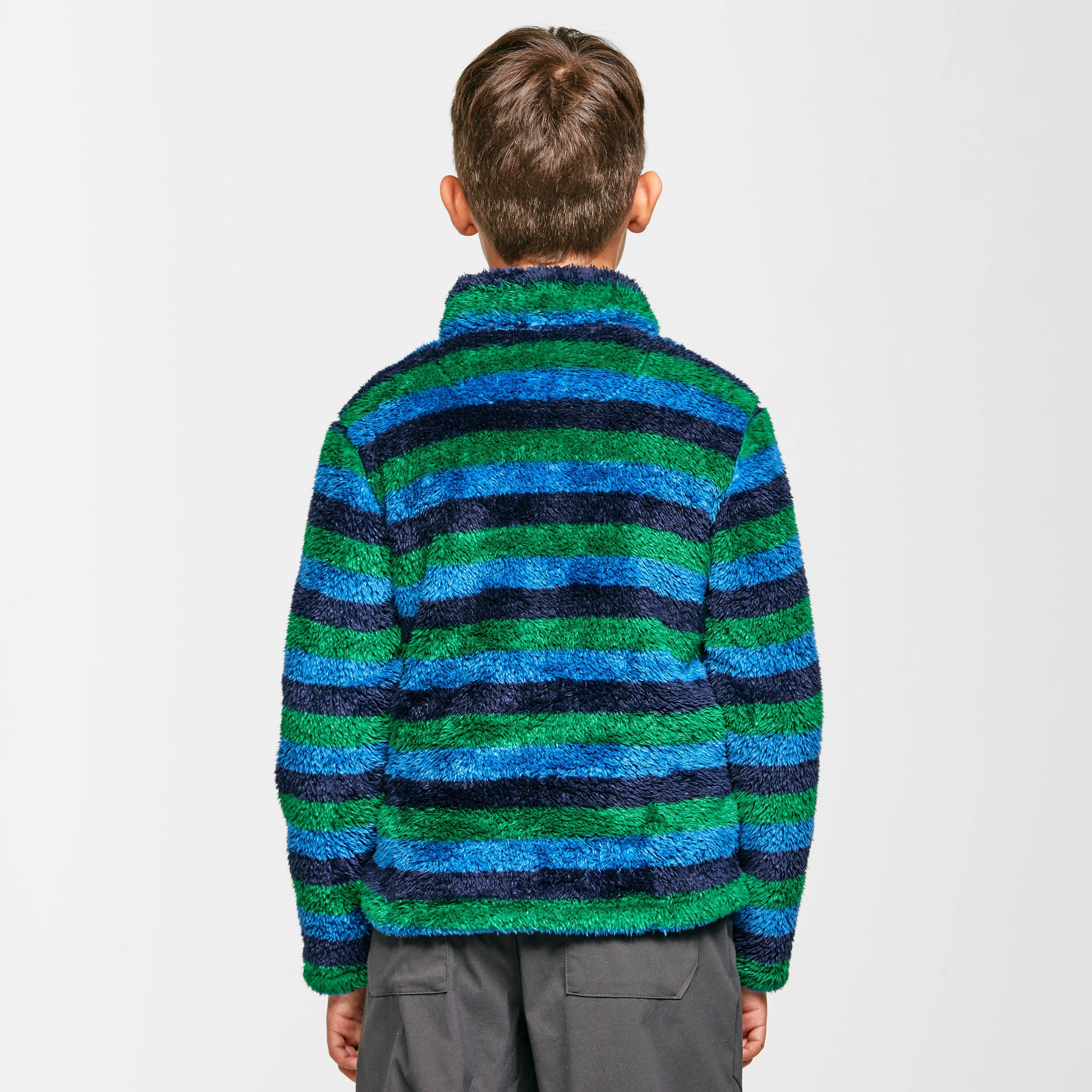 Kids' Stripe Print Half-zip Fleece - Image 2