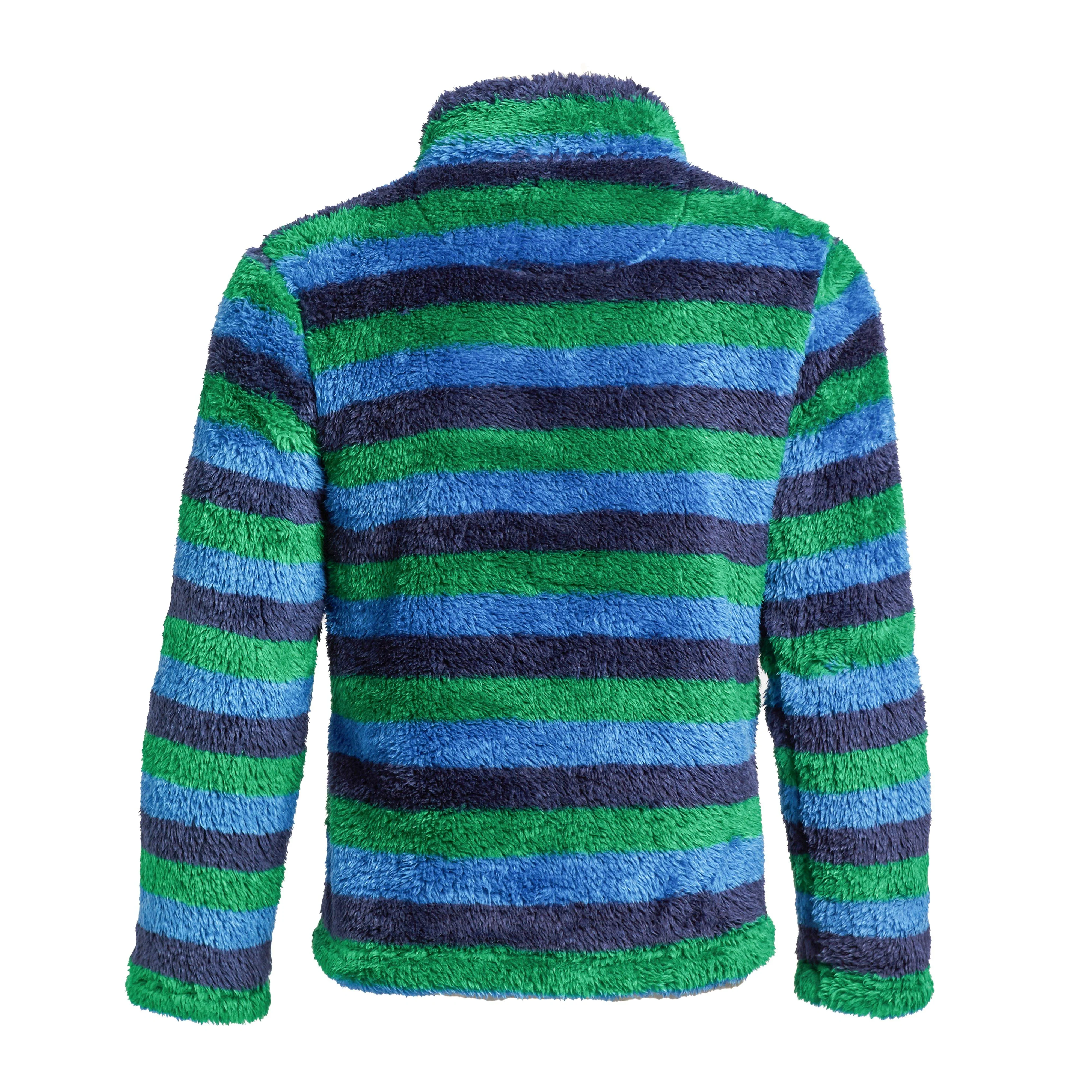 Kids' Stripe Print Half-zip Fleece - Image 6