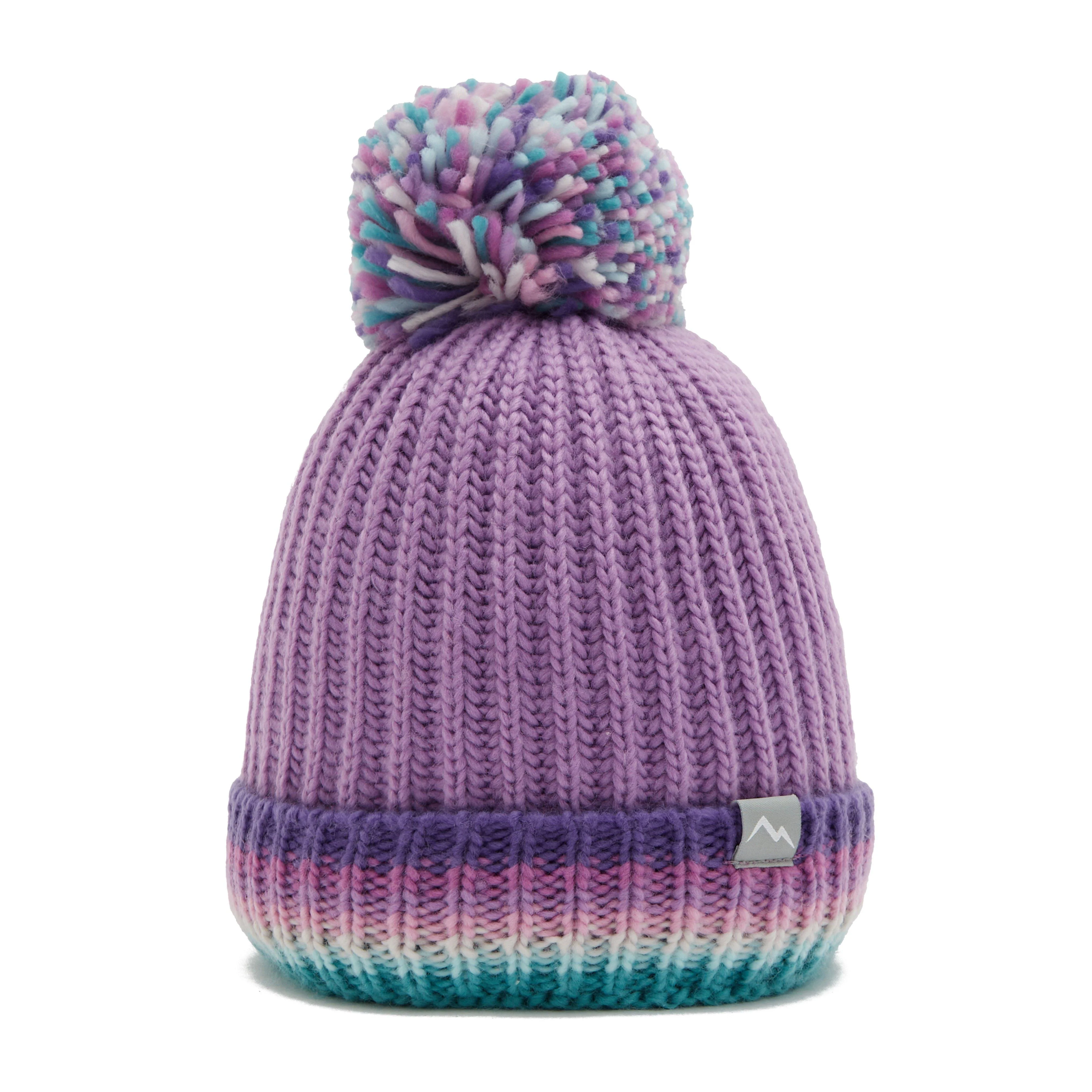 Kids’ Striped Bobble Beanie Hat - Image 4