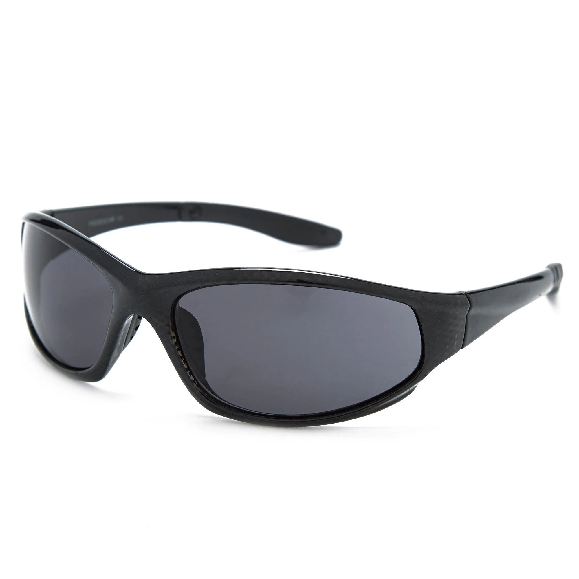 Men's Check Sport Wrap Sunglasses - Image 4