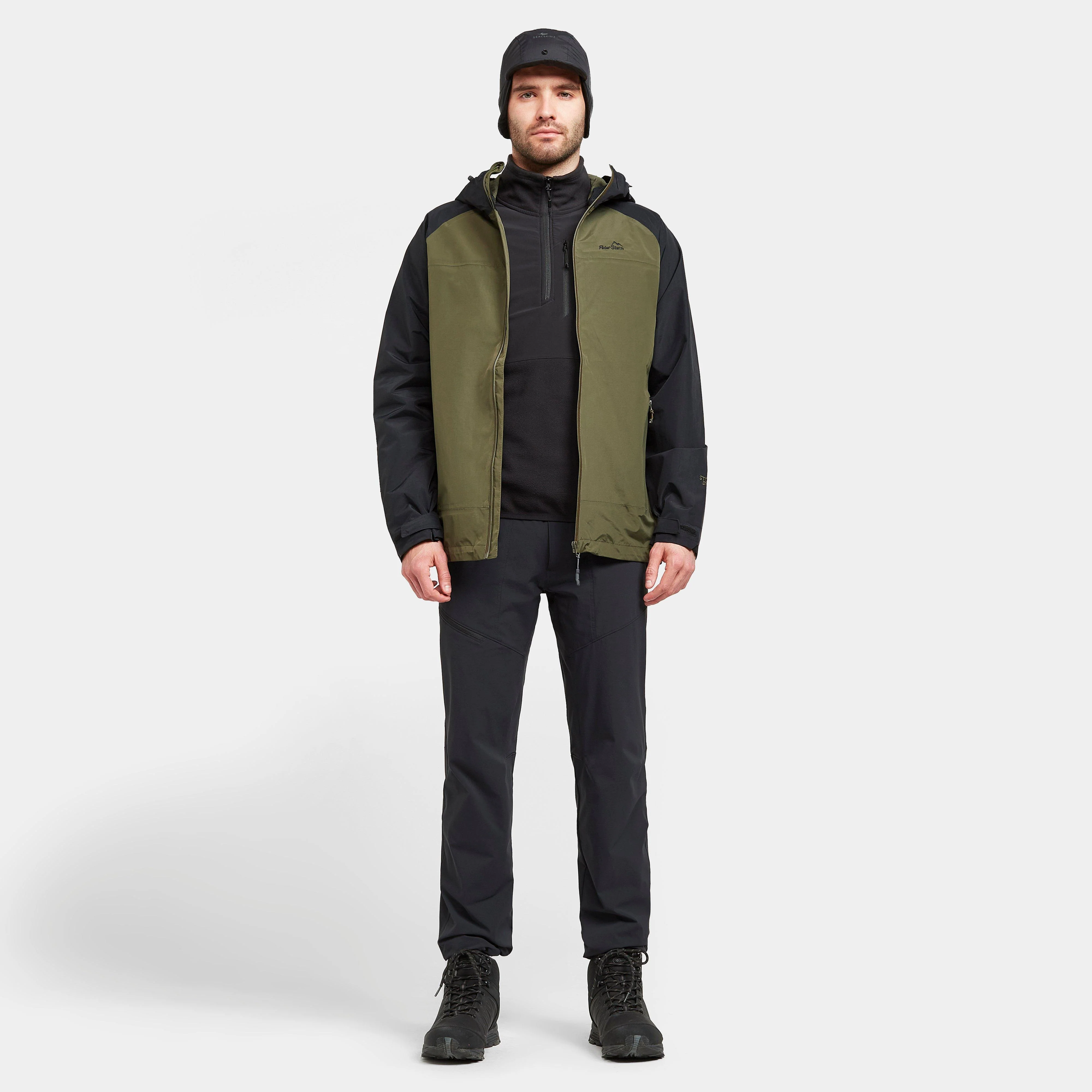 Men's Colour Block Waterproof Jacket - Image 3