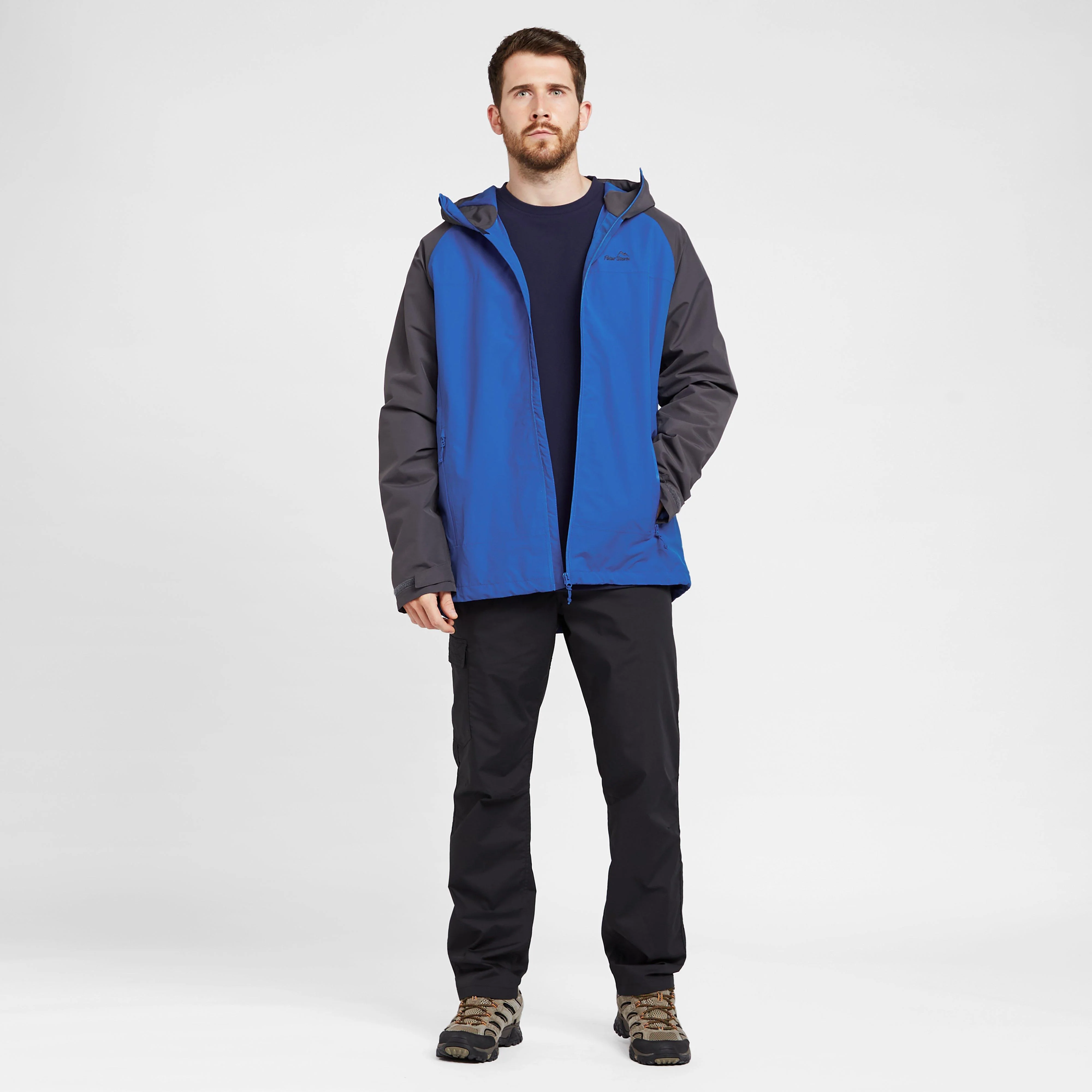 Men's Colour Block Waterproof Jacket - Image 3