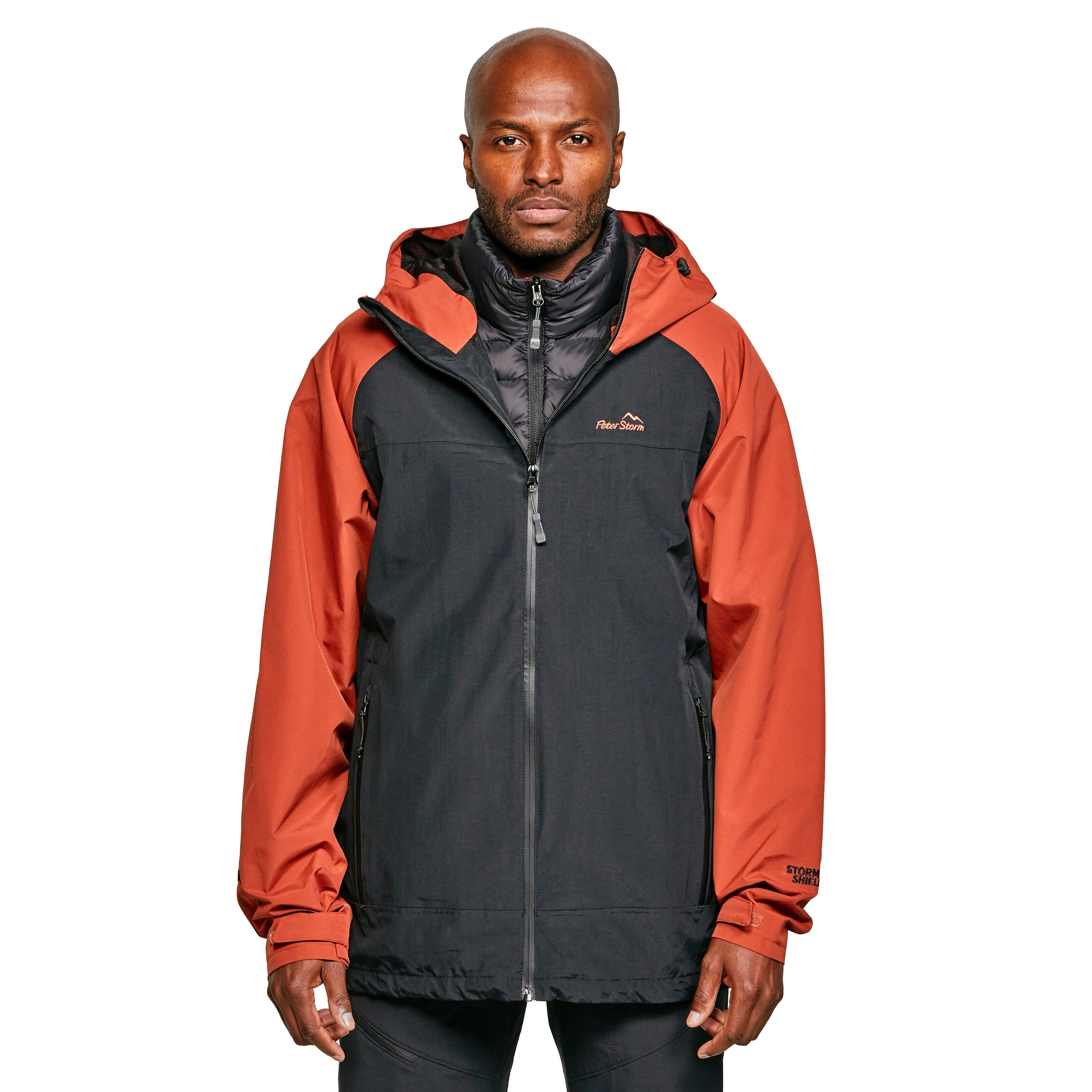 Men's Colour Block Waterproof Jacket - Image 14