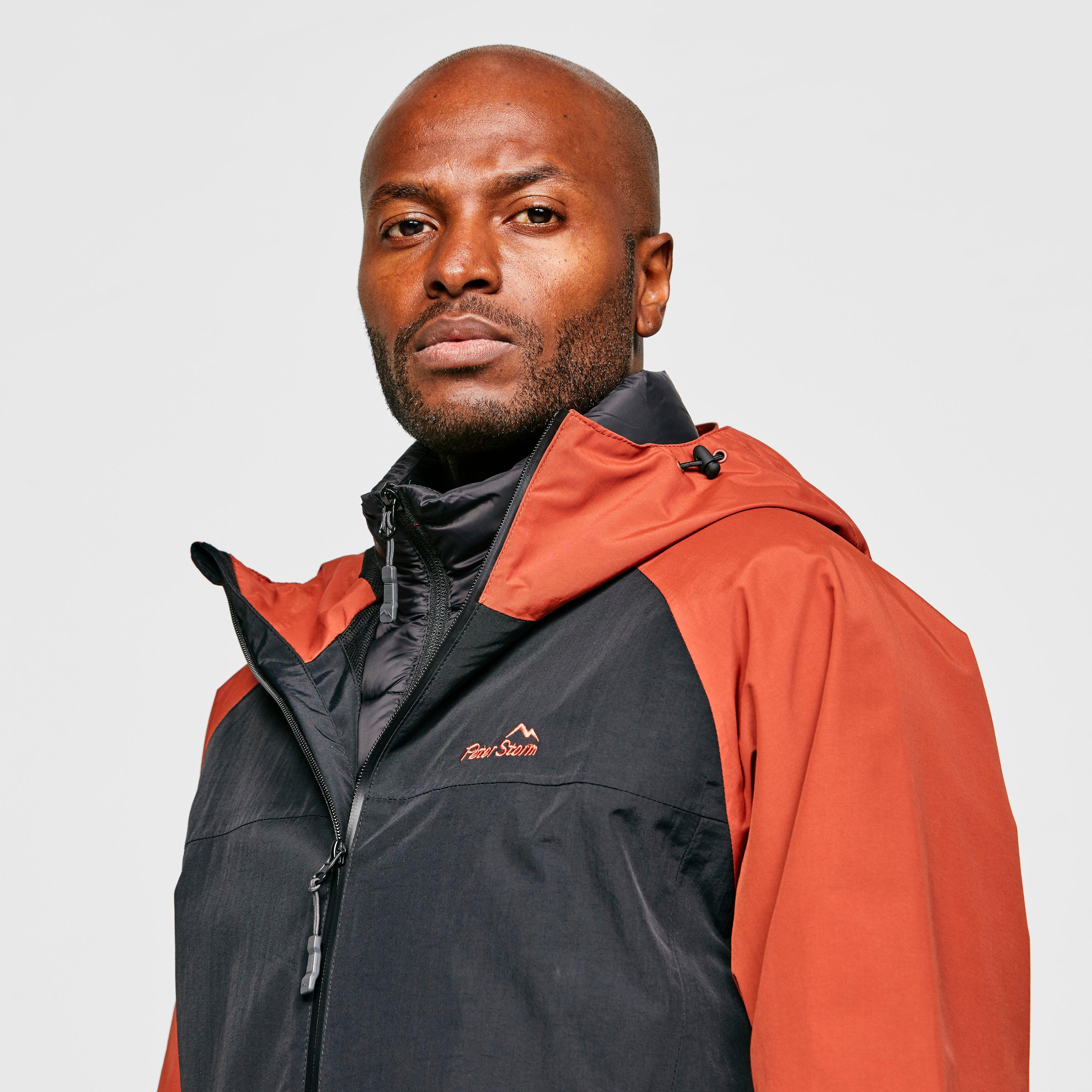 Men's Colour Block Waterproof Jacket - Image 4