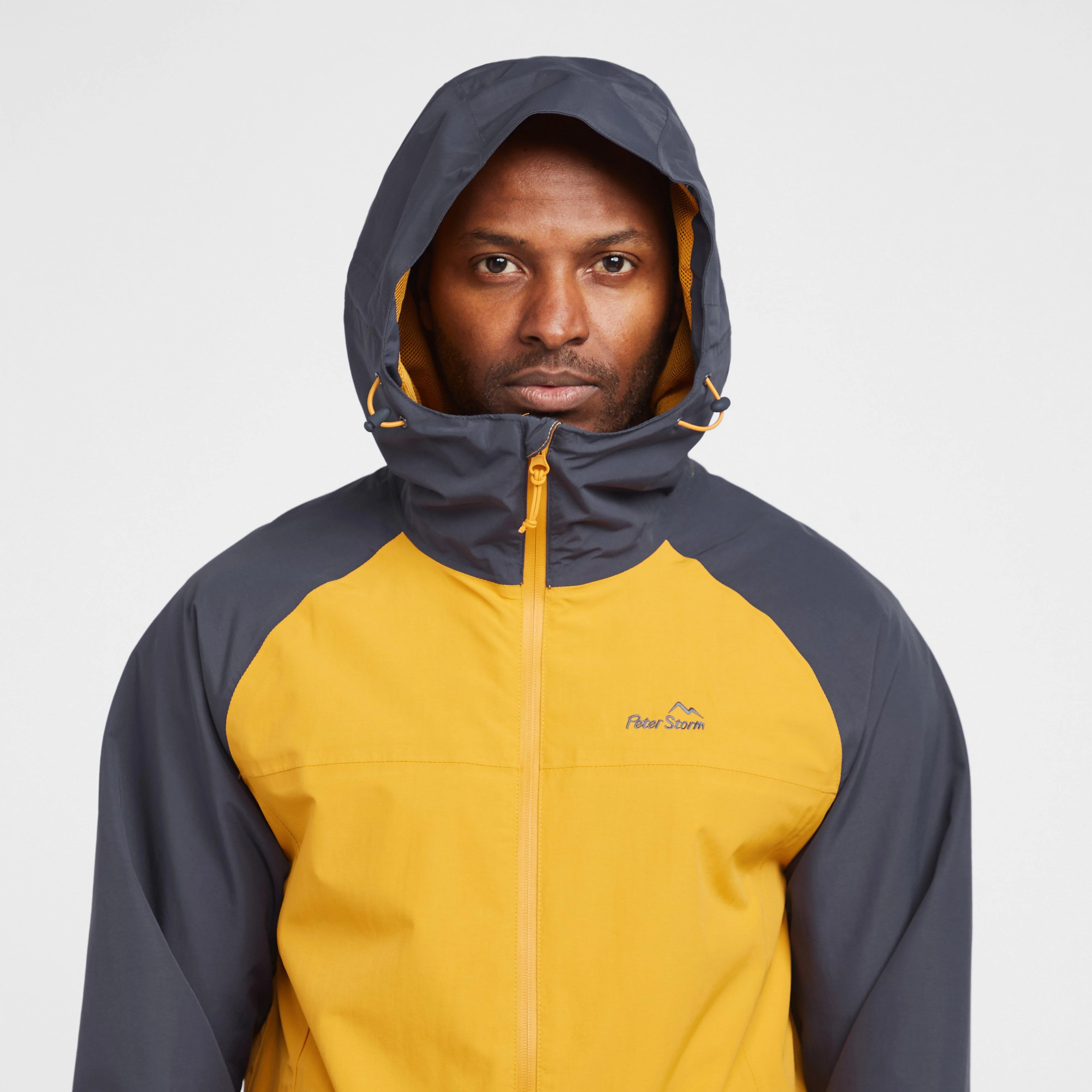 Men's Colour Block Waterproof Jacket - Image 4