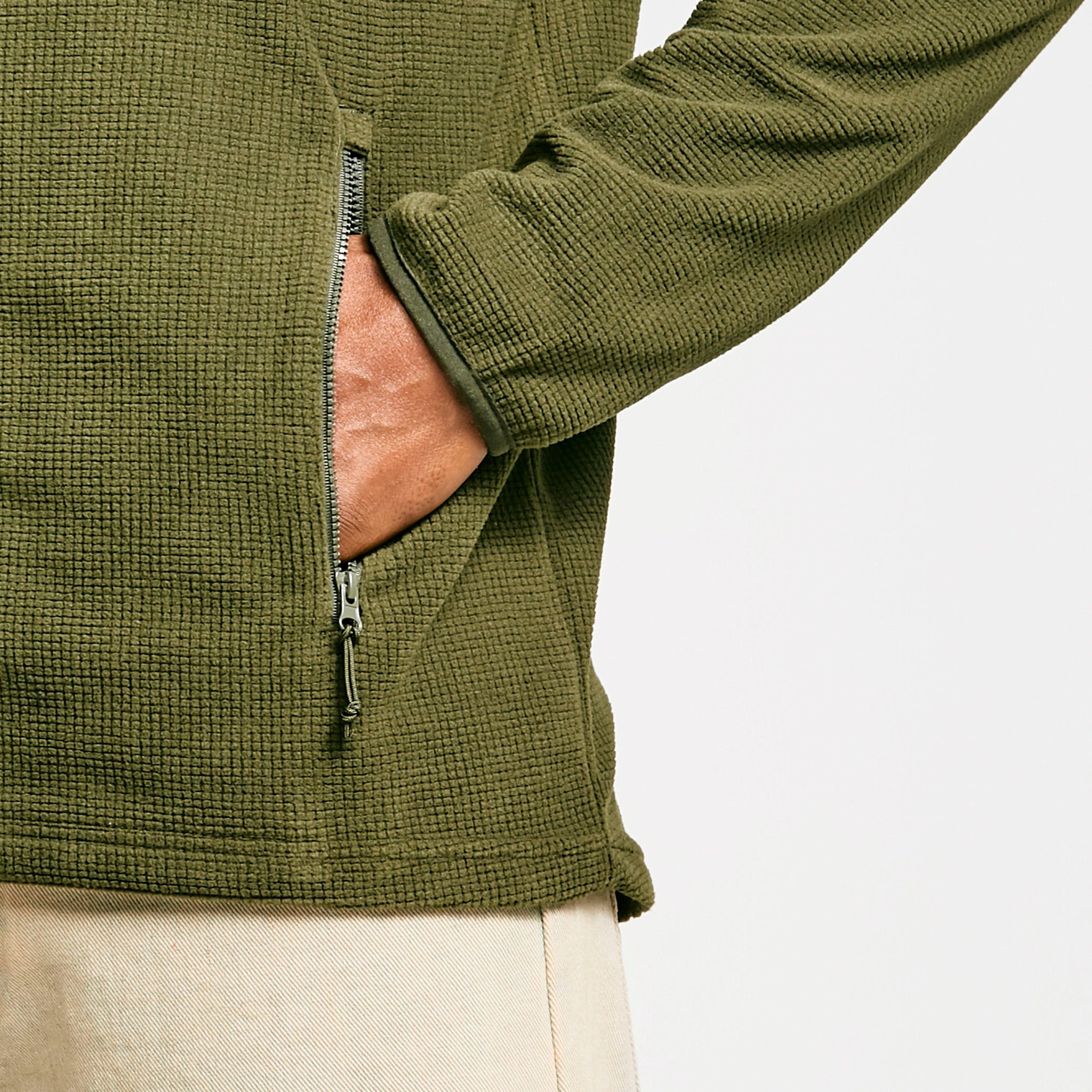 Men's Grid Full-zip Fleece - Image 6