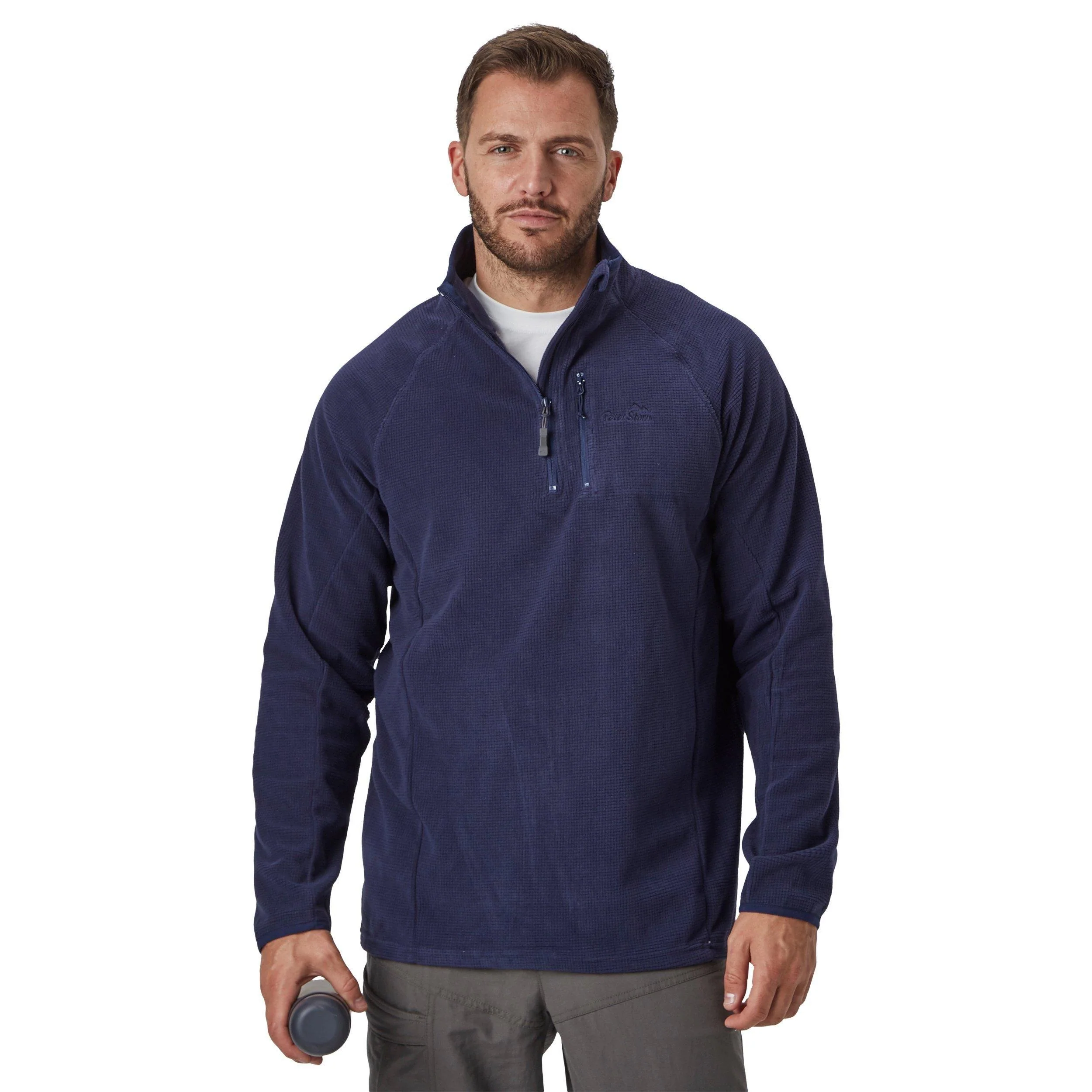 Men’s Grid Half-Zip Fleece - Image 6