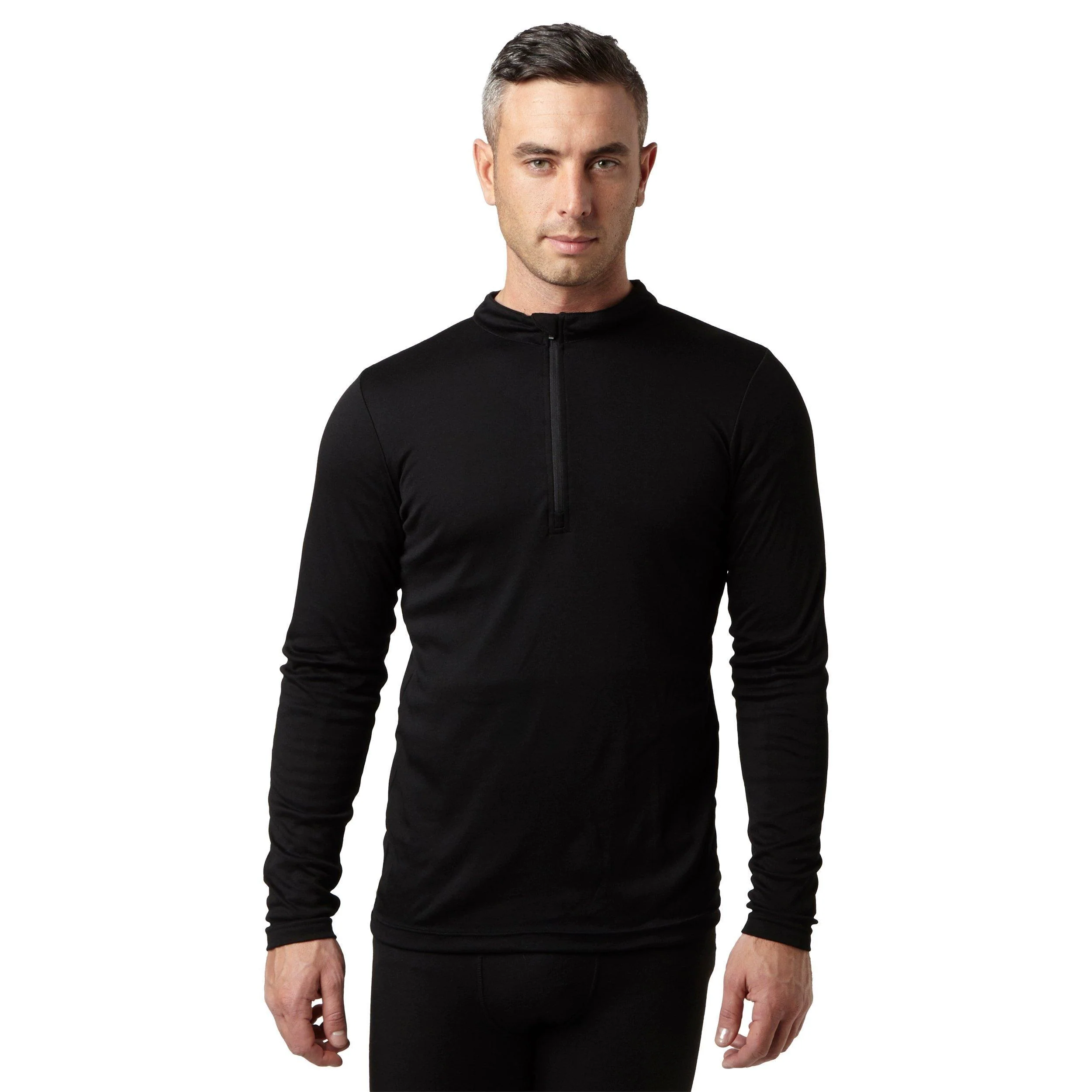 Mens' Long-sleeve Thermal Zip Top - Image 5