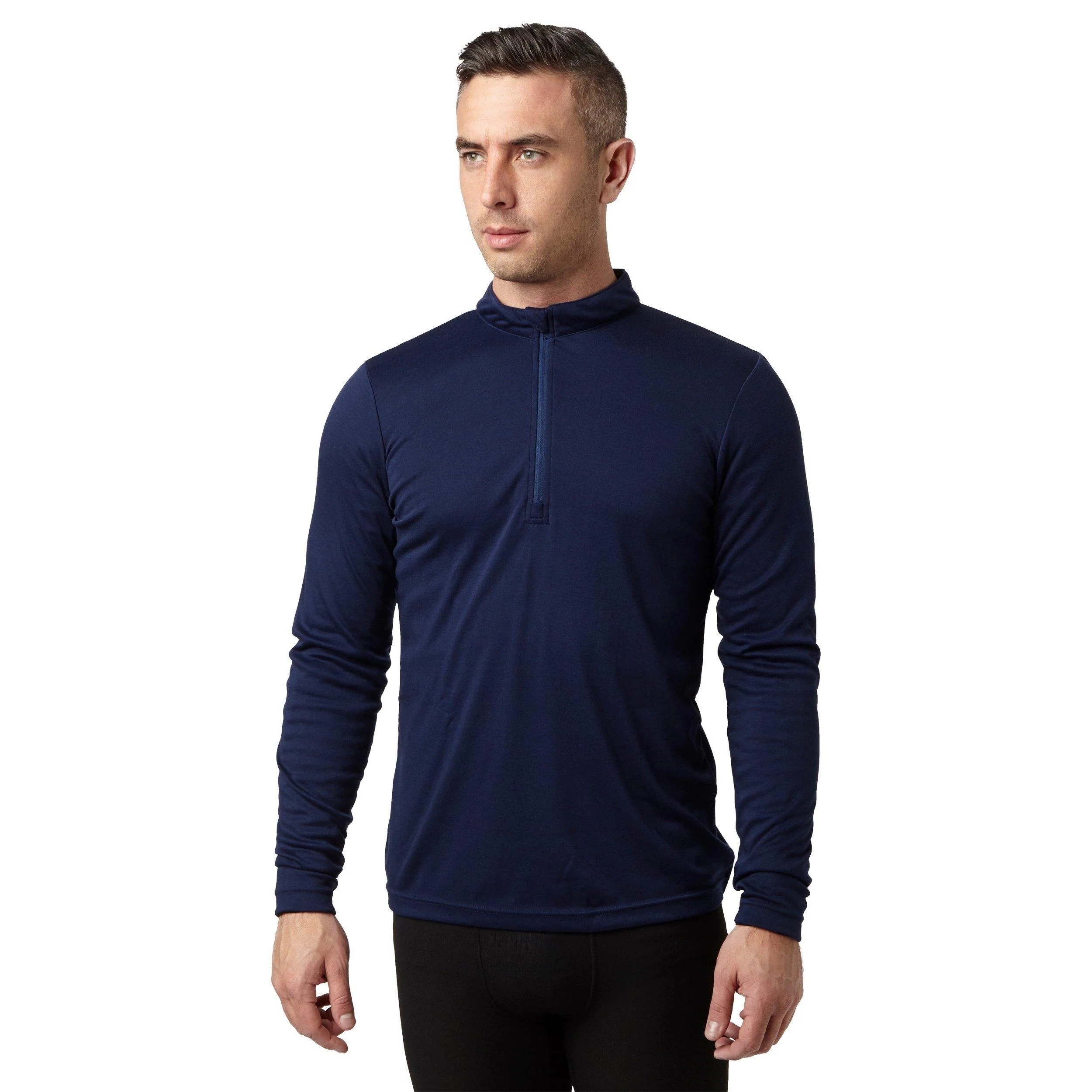Mens' Long-sleeve Thermal Zip Top - Image 5