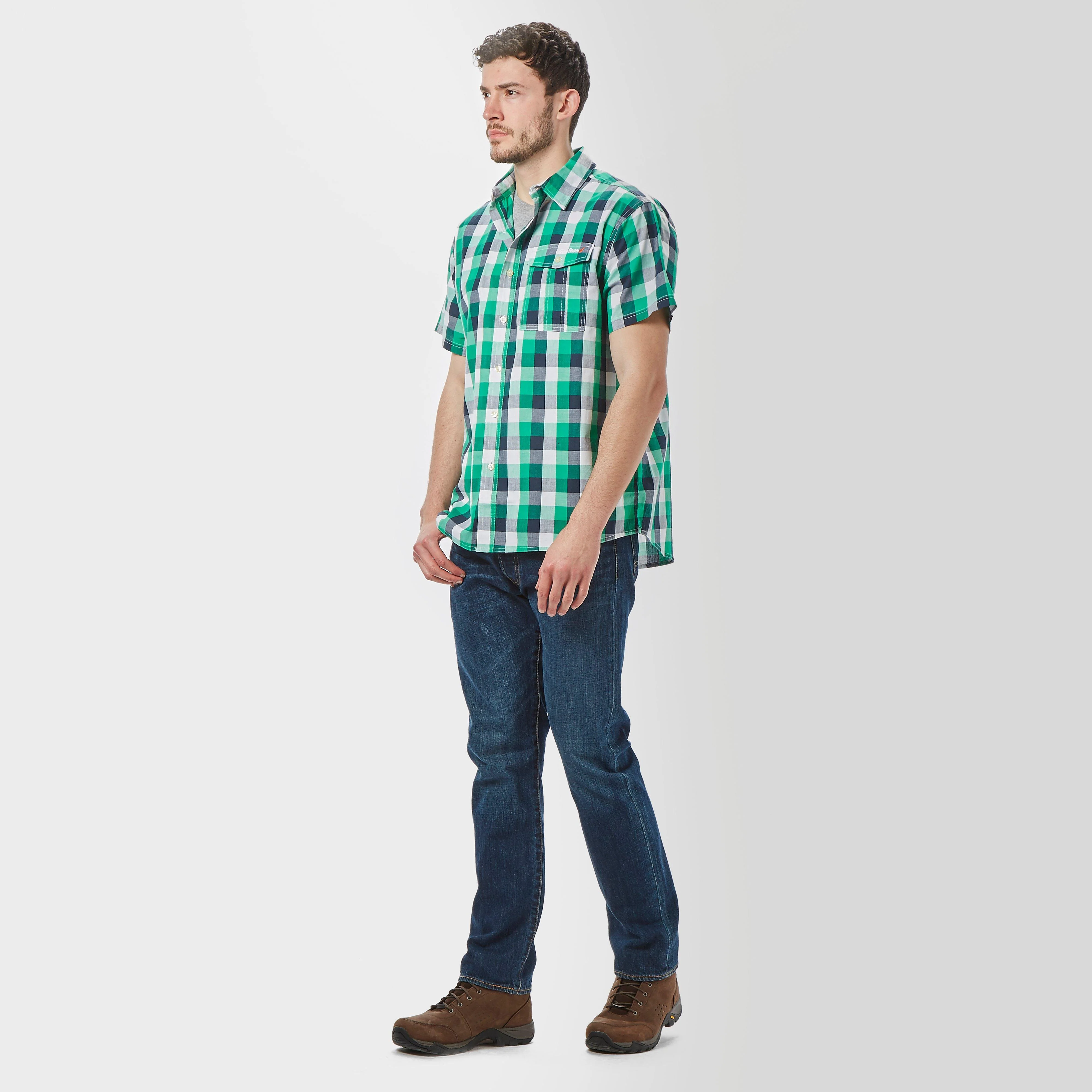 Men’s Short Sleeve Checked Shirt - Image 2