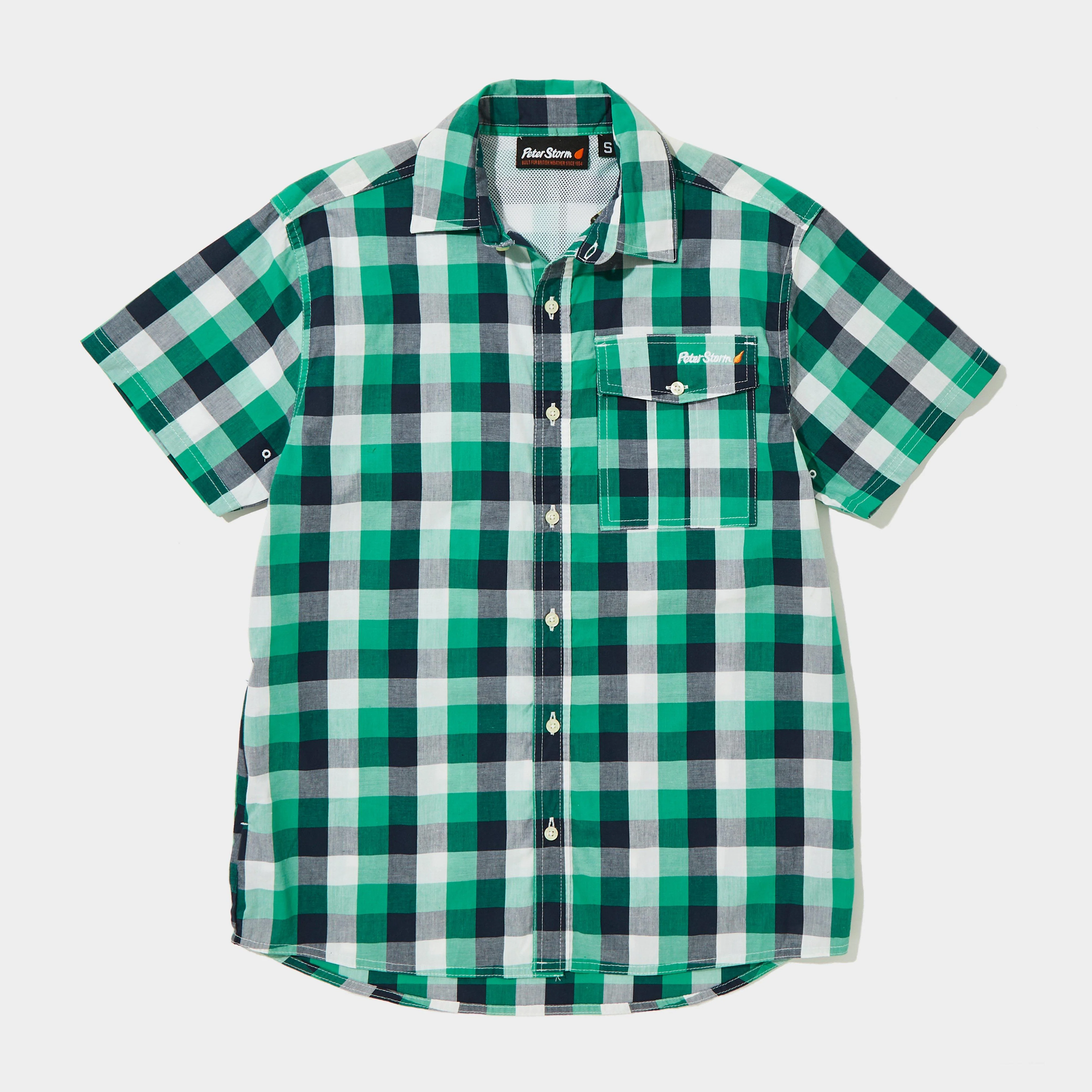 Men’s Short Sleeve Checked Shirt - Image 4