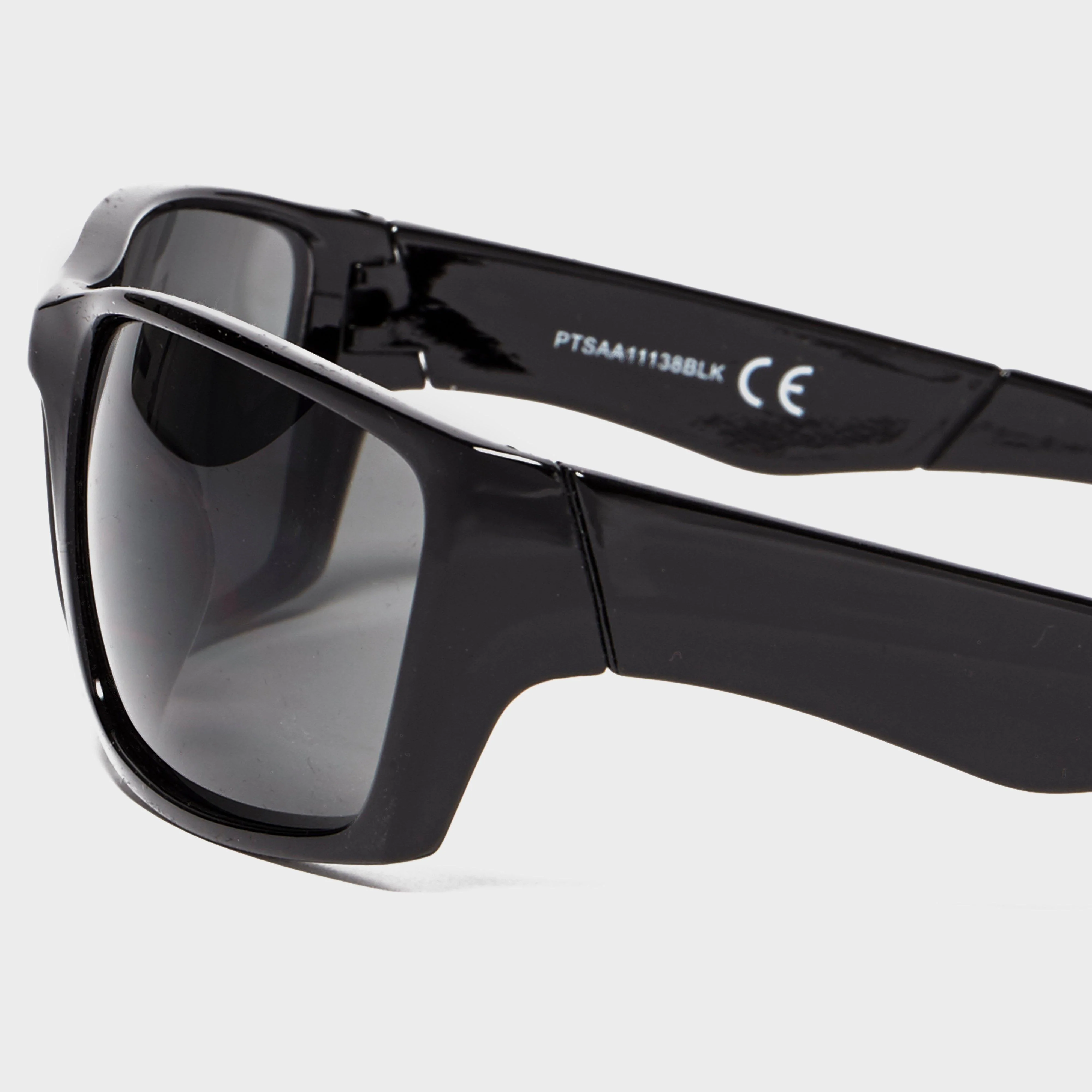 Men's Square Wrap Shiny Sunglasses - Image 3