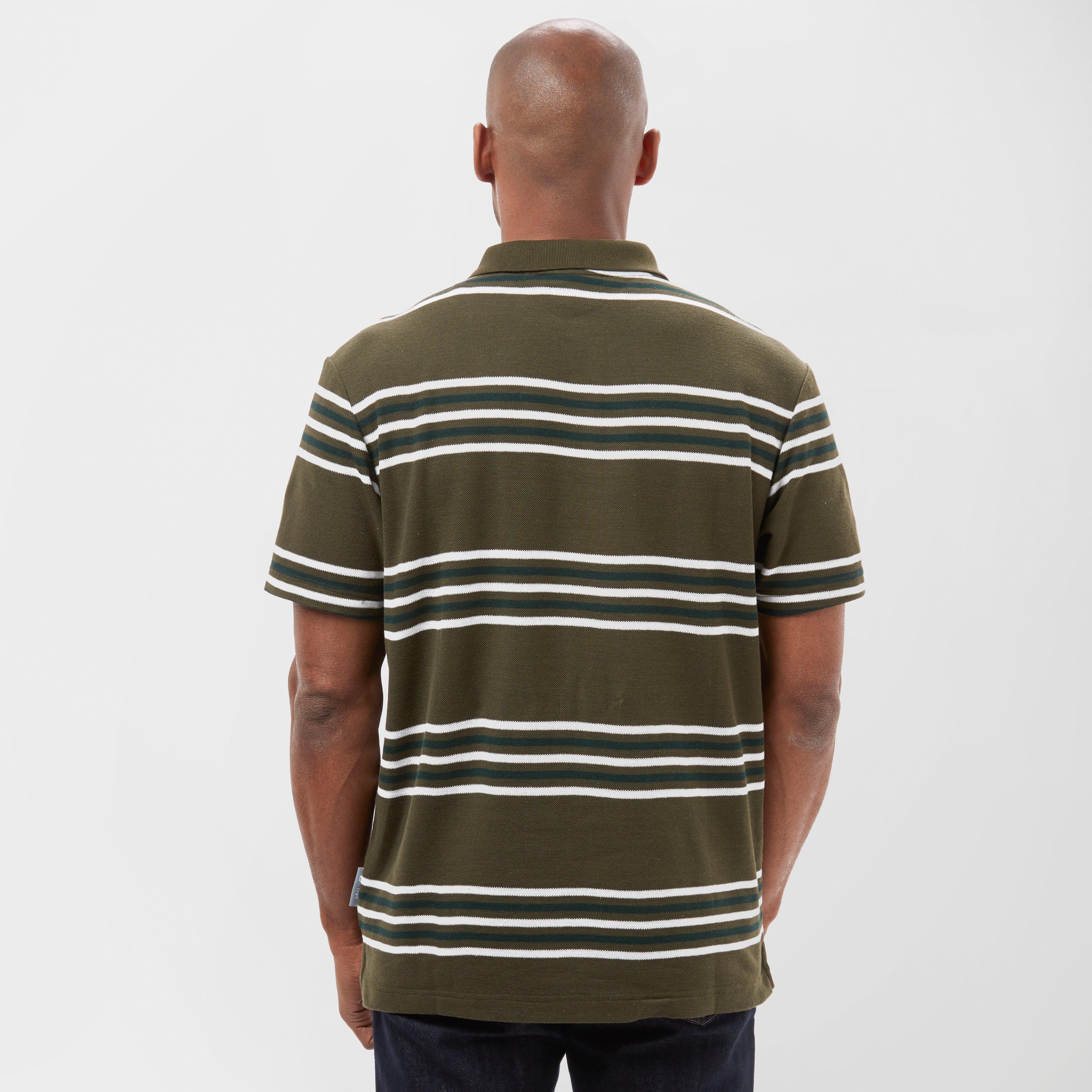 Mens Striped Polo Shirt - Image 2