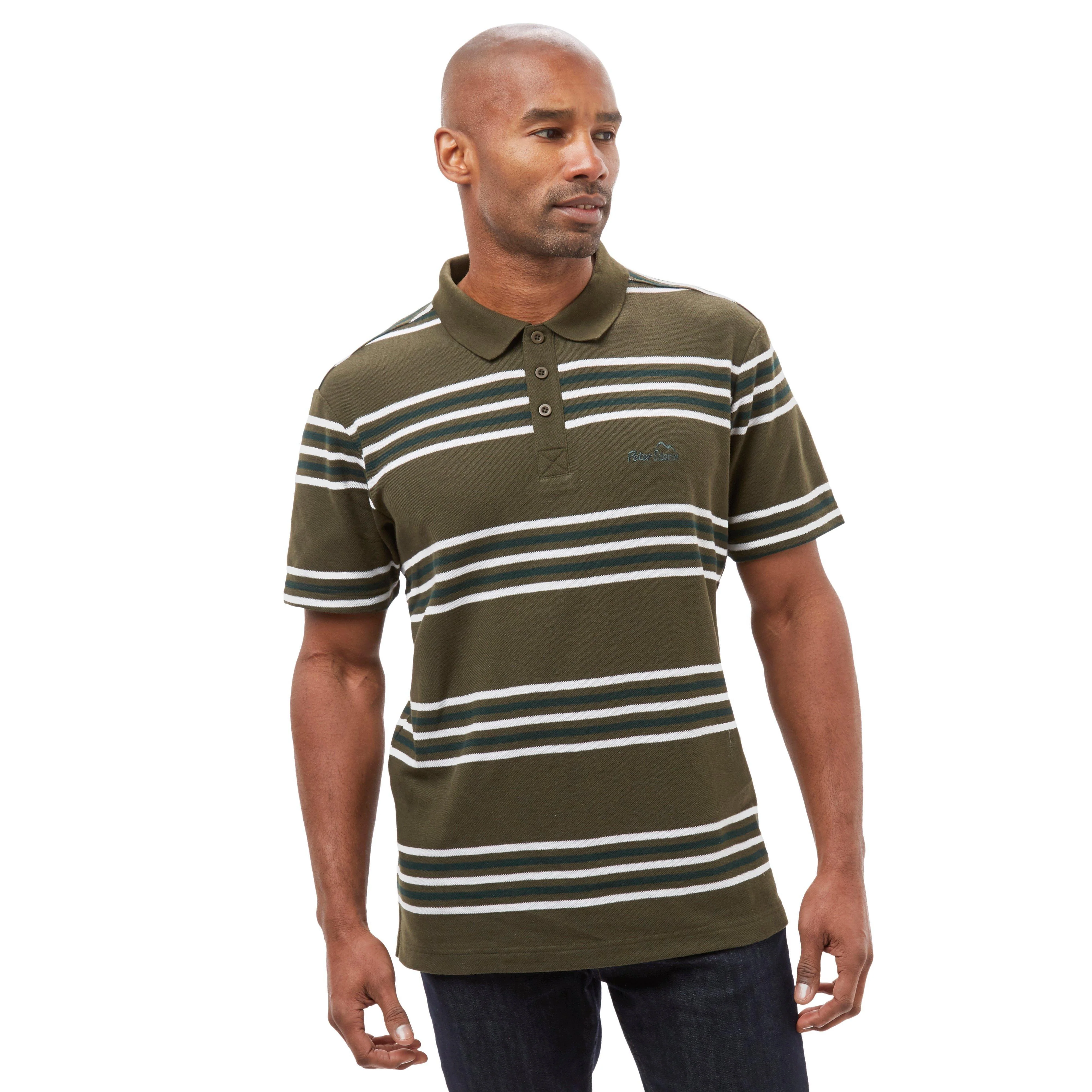 Mens Striped Polo Shirt - Image 6