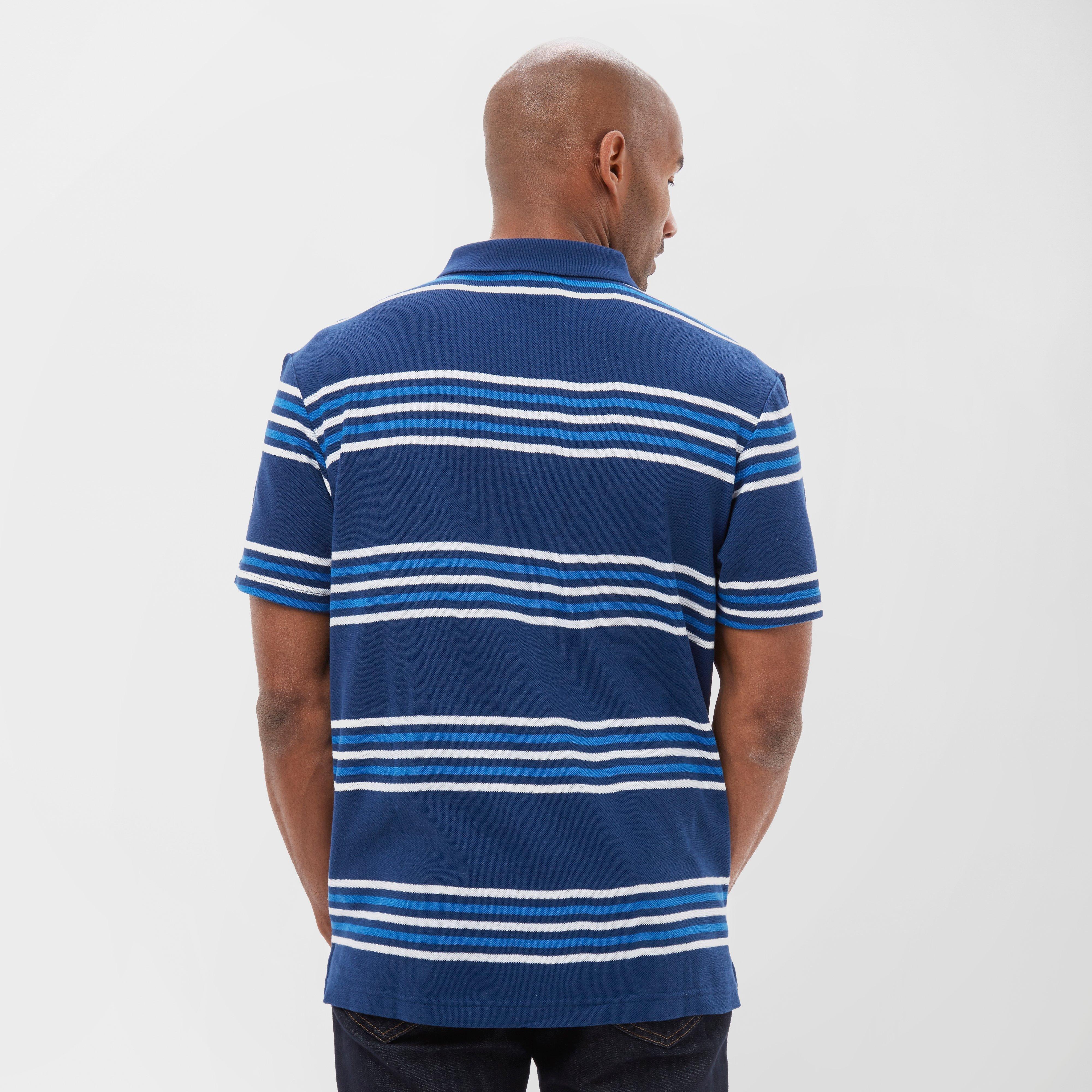 Mens Striped Polo Shirt - Image 2