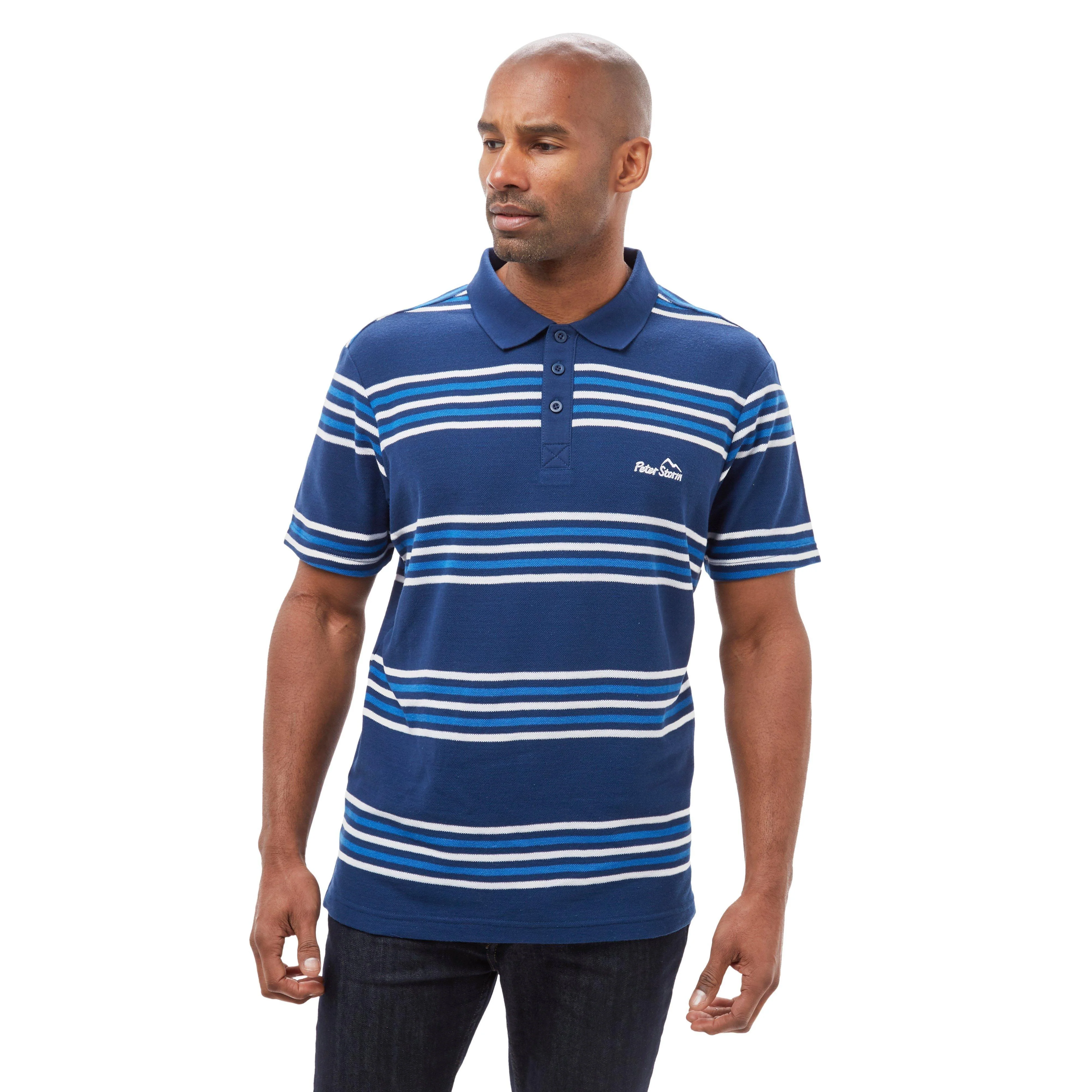 Mens Striped Polo Shirt - Image 6