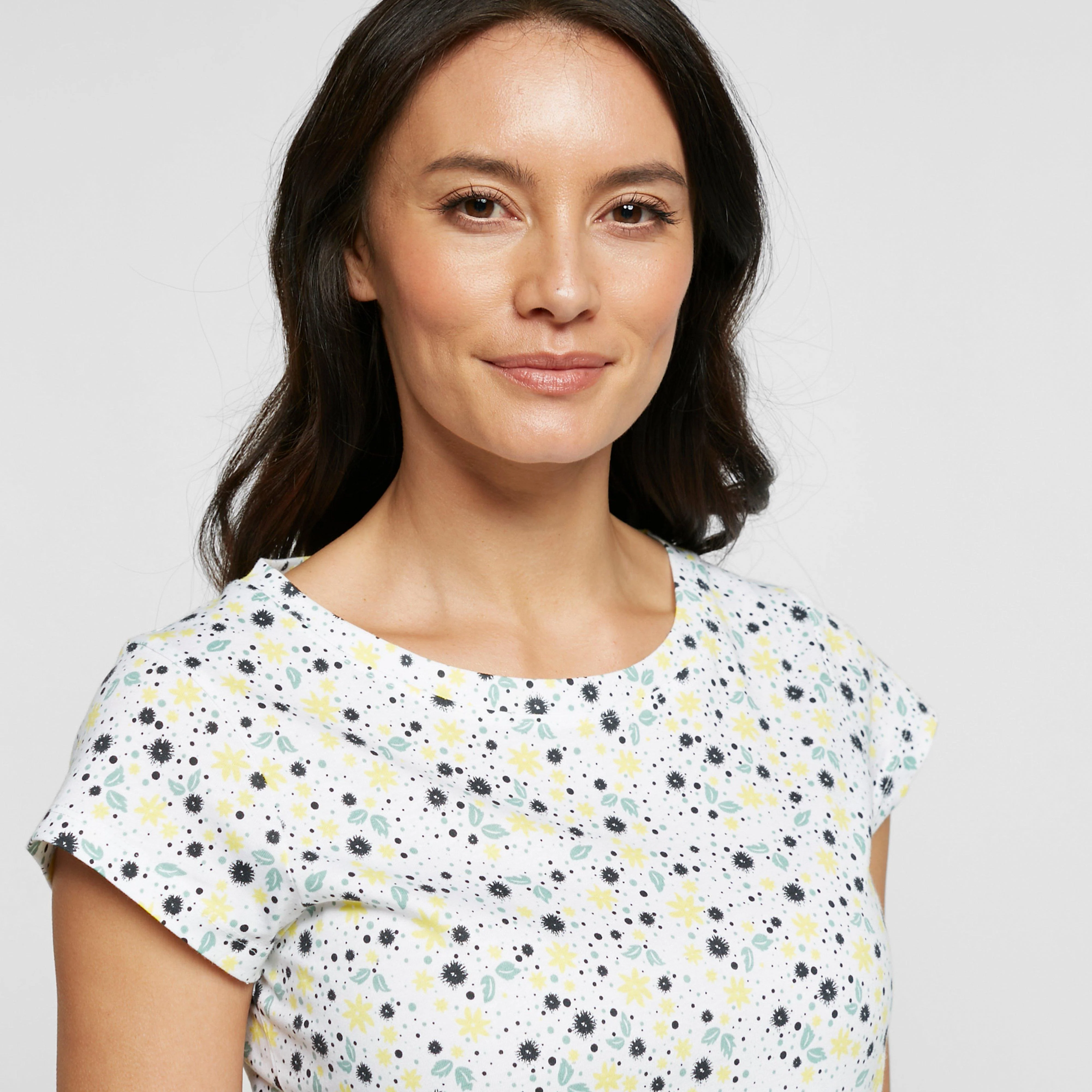Women’s Ditsy Print Short Sleeved Tee - Image 4