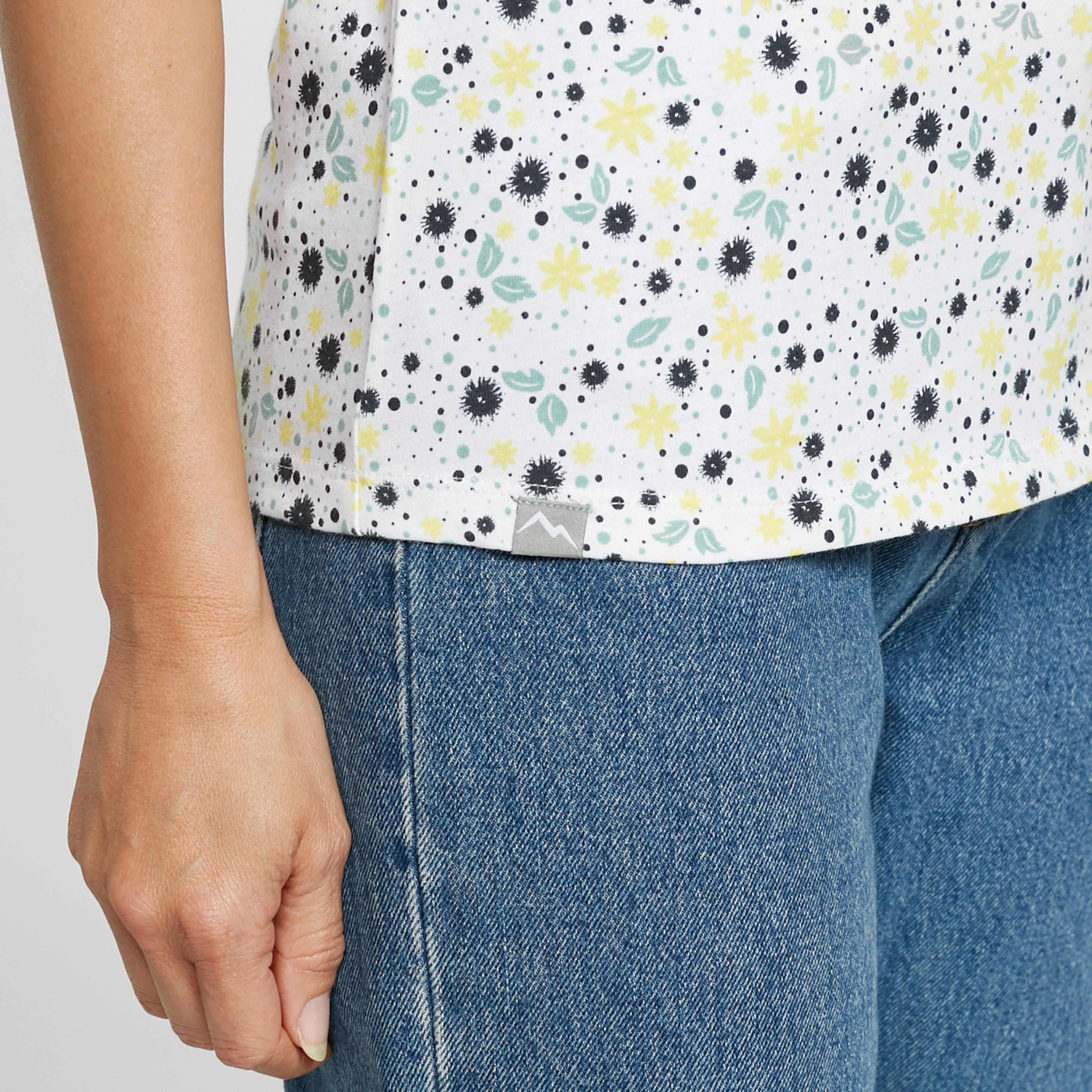 Women’s Ditsy Print Short Sleeved Tee - Image 5