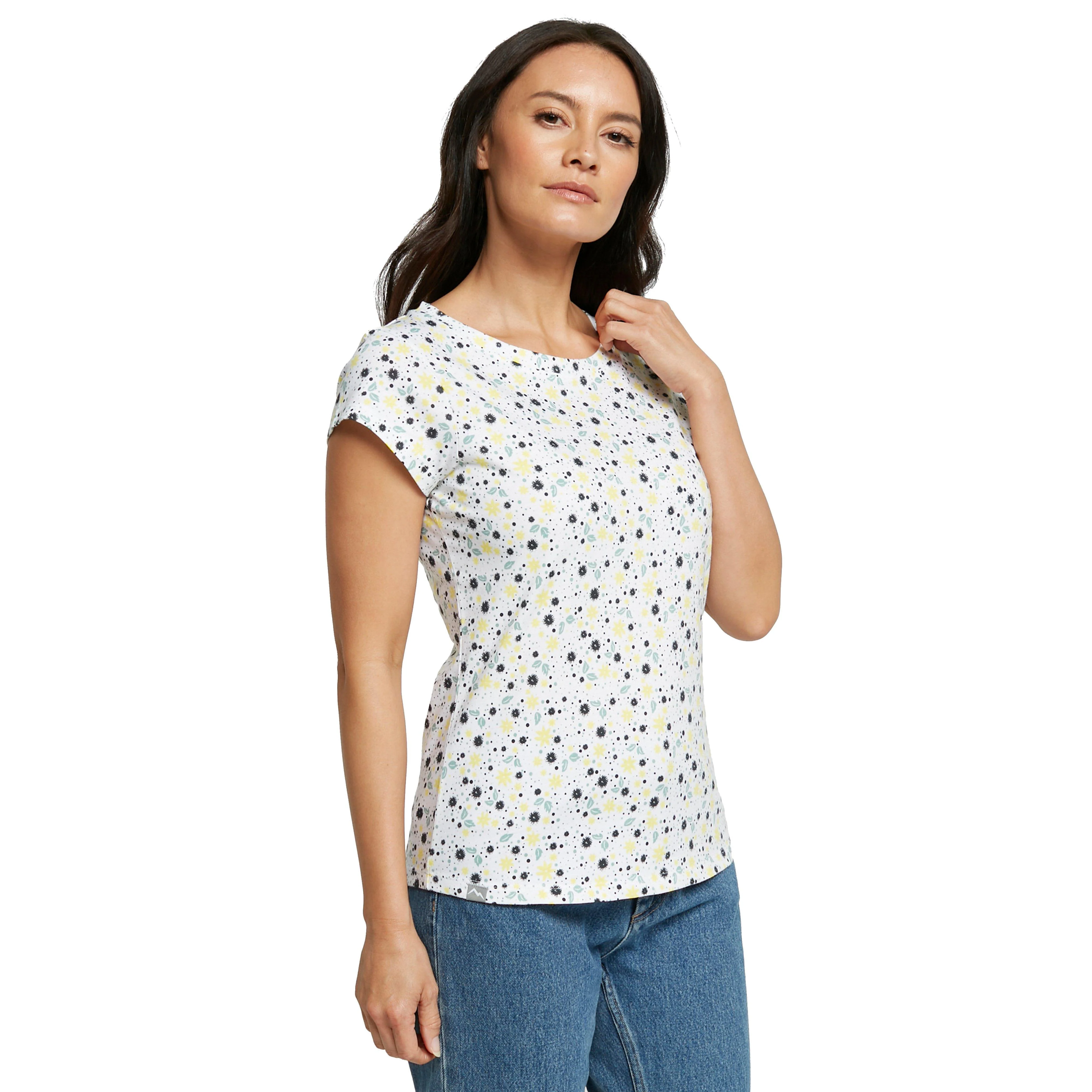 Women’s Ditsy Print Short Sleeved Tee - Image 7