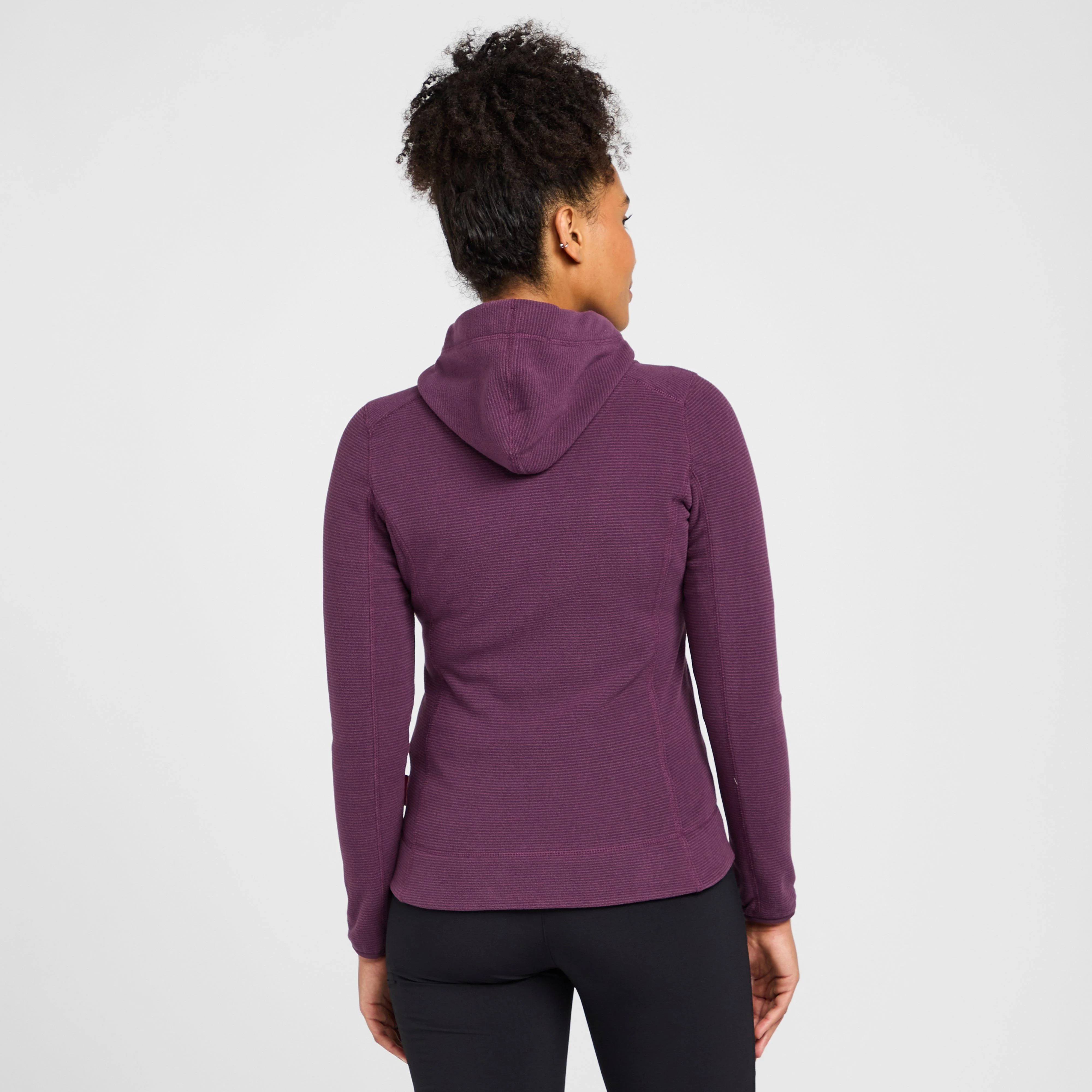 Women's Full Zip Hooded Stretch Fleece - Image 2