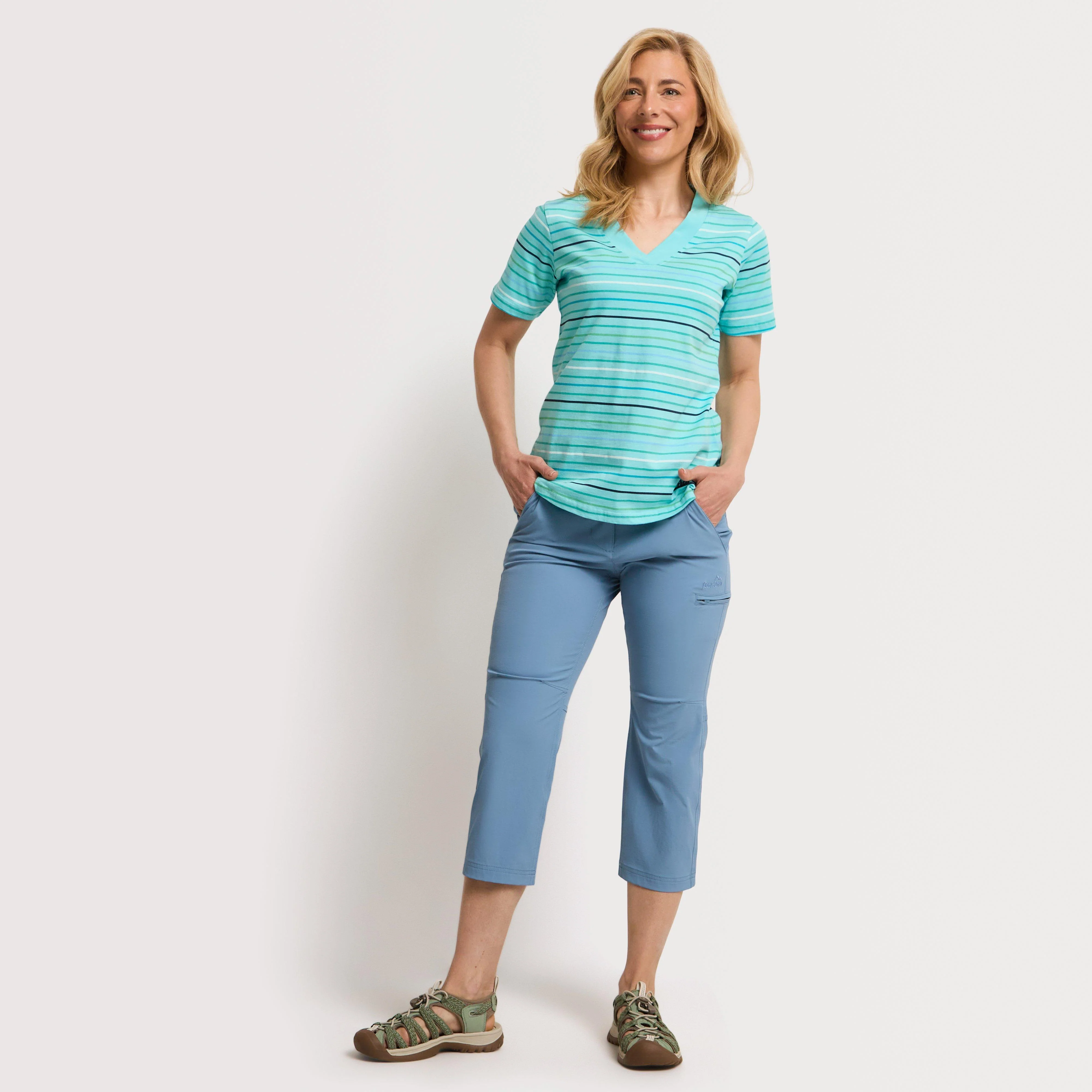 Women's Stretch Capri Trousers - Image 2