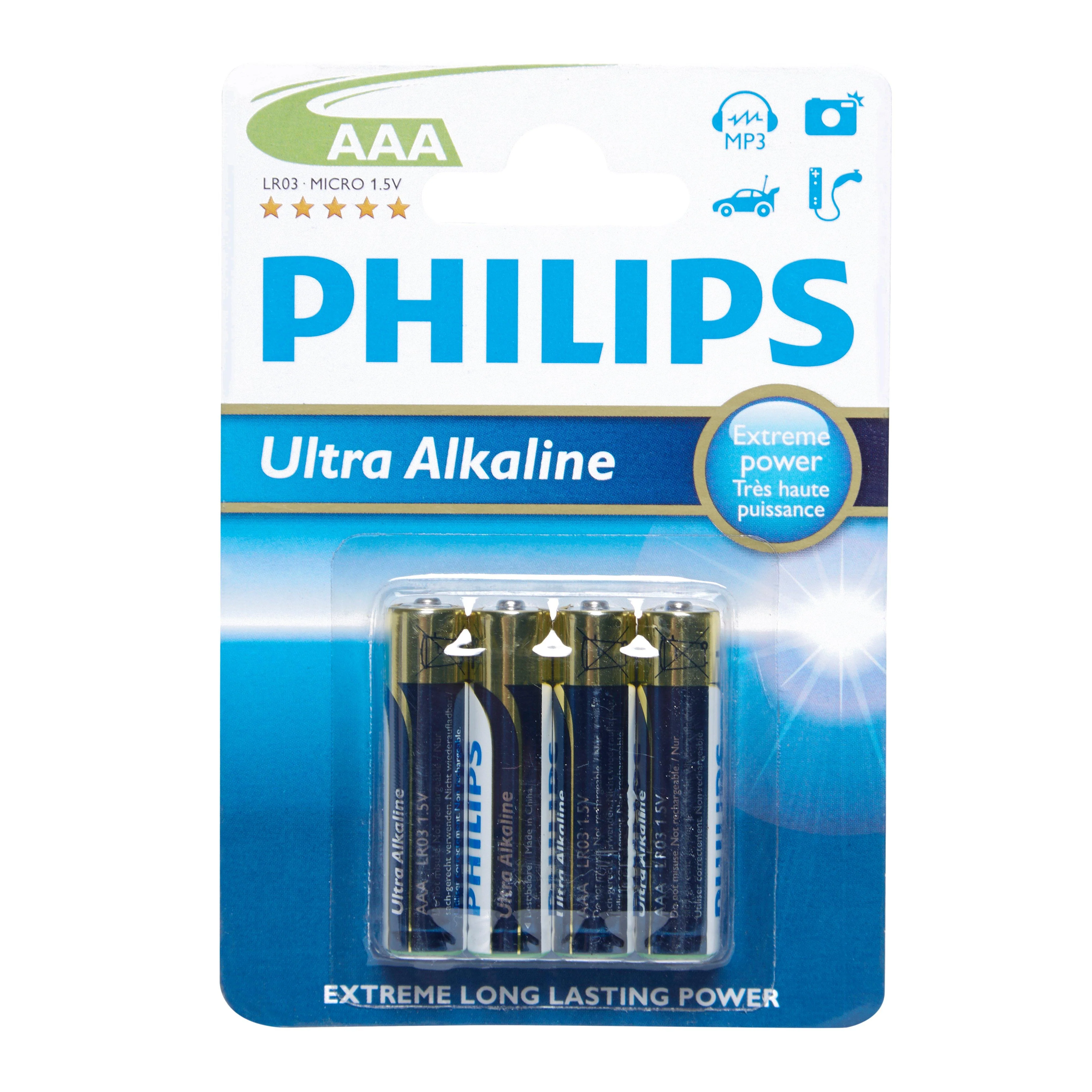 Ultra Alkaline AAA Batteries 4 Pack - Image 2