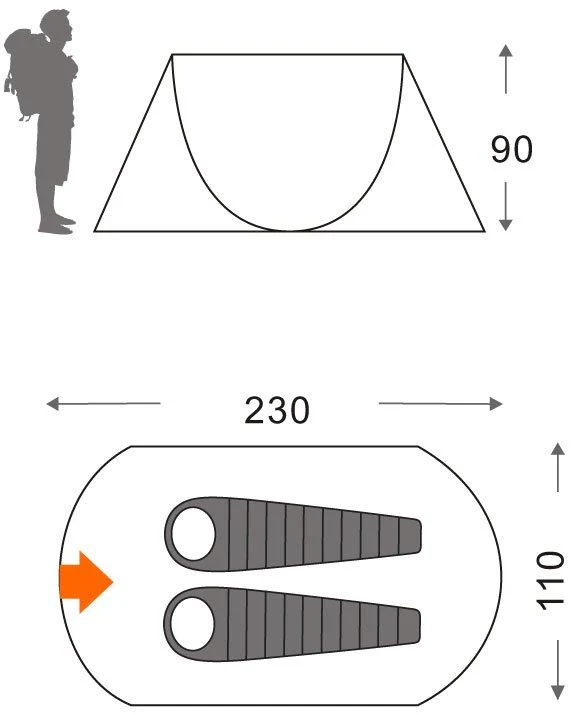 Pitch and Go Pop-Up Tent - Image 3