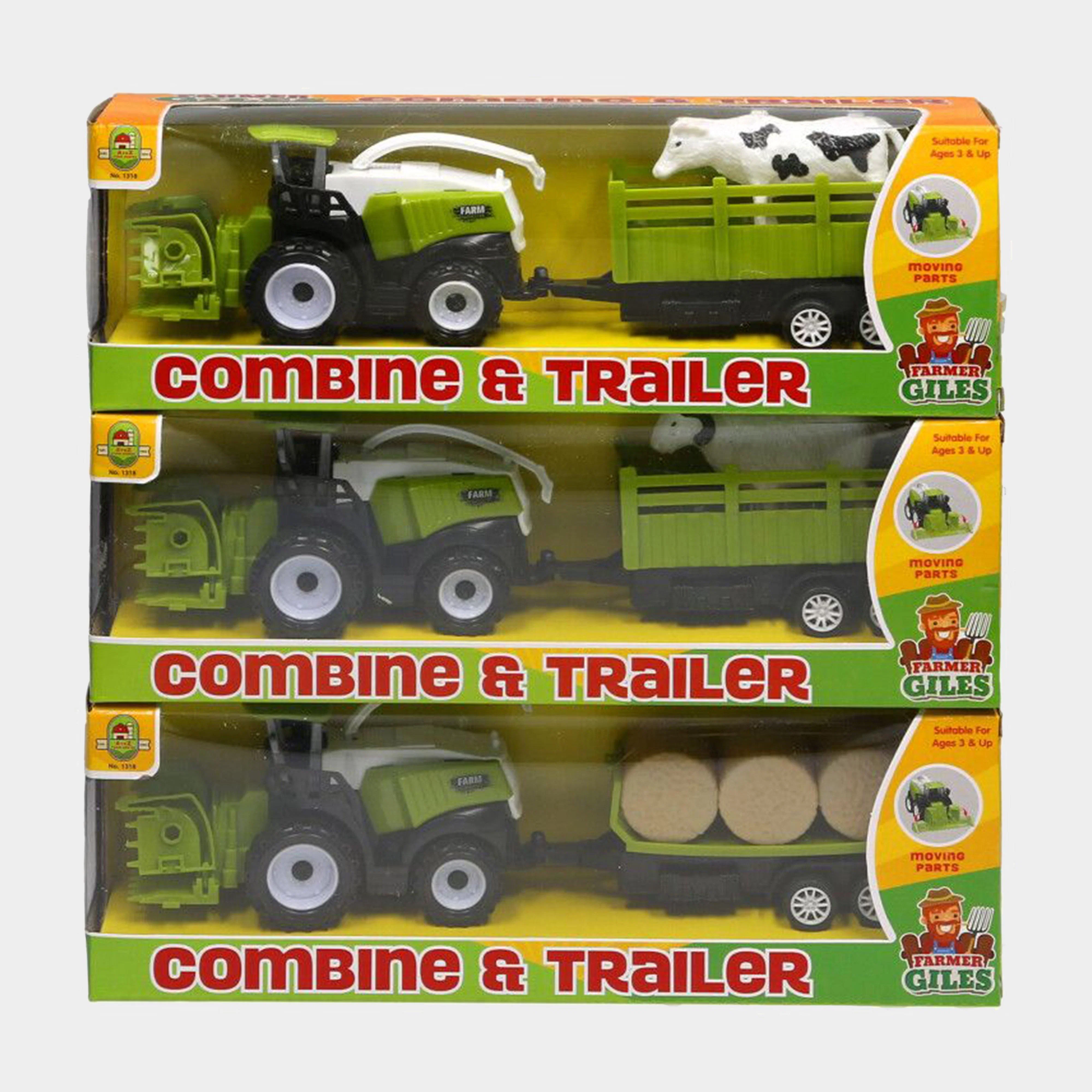 Combine Harvester and Trailer Toy Set - Image 2