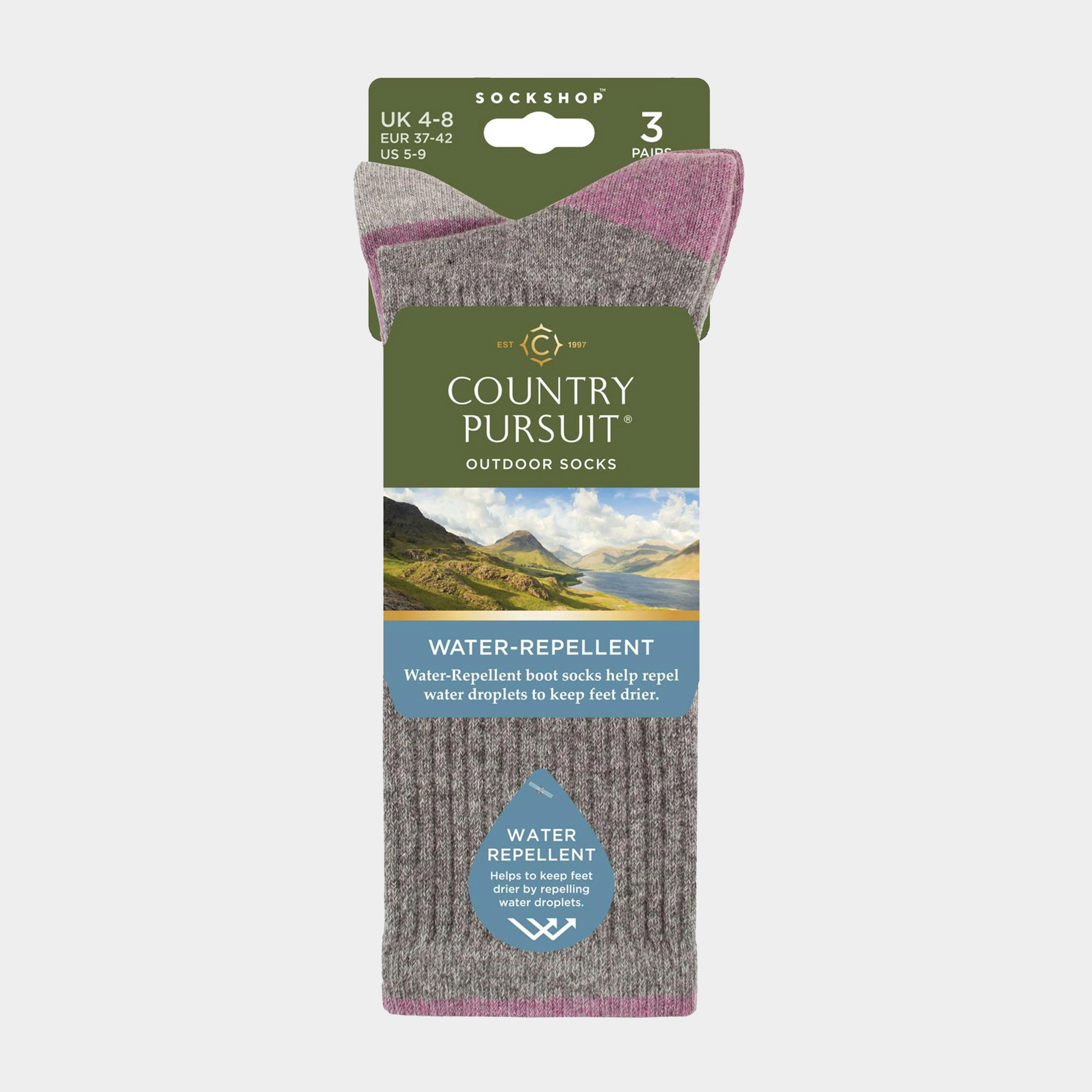 Women's Water Repellent Sock 3 Pack - Image 2