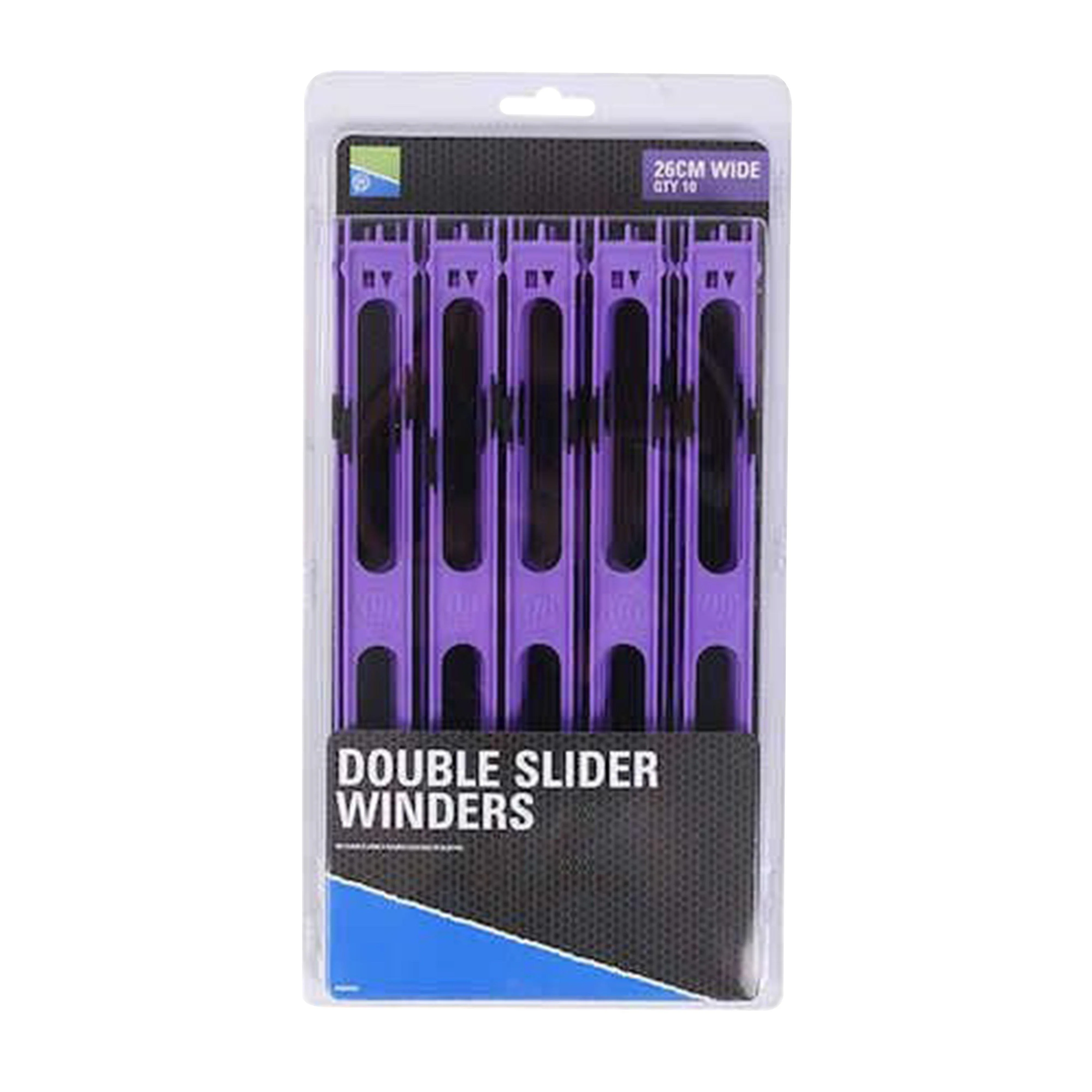 Double Slider Winders Wide Purple 26cm - Image 2