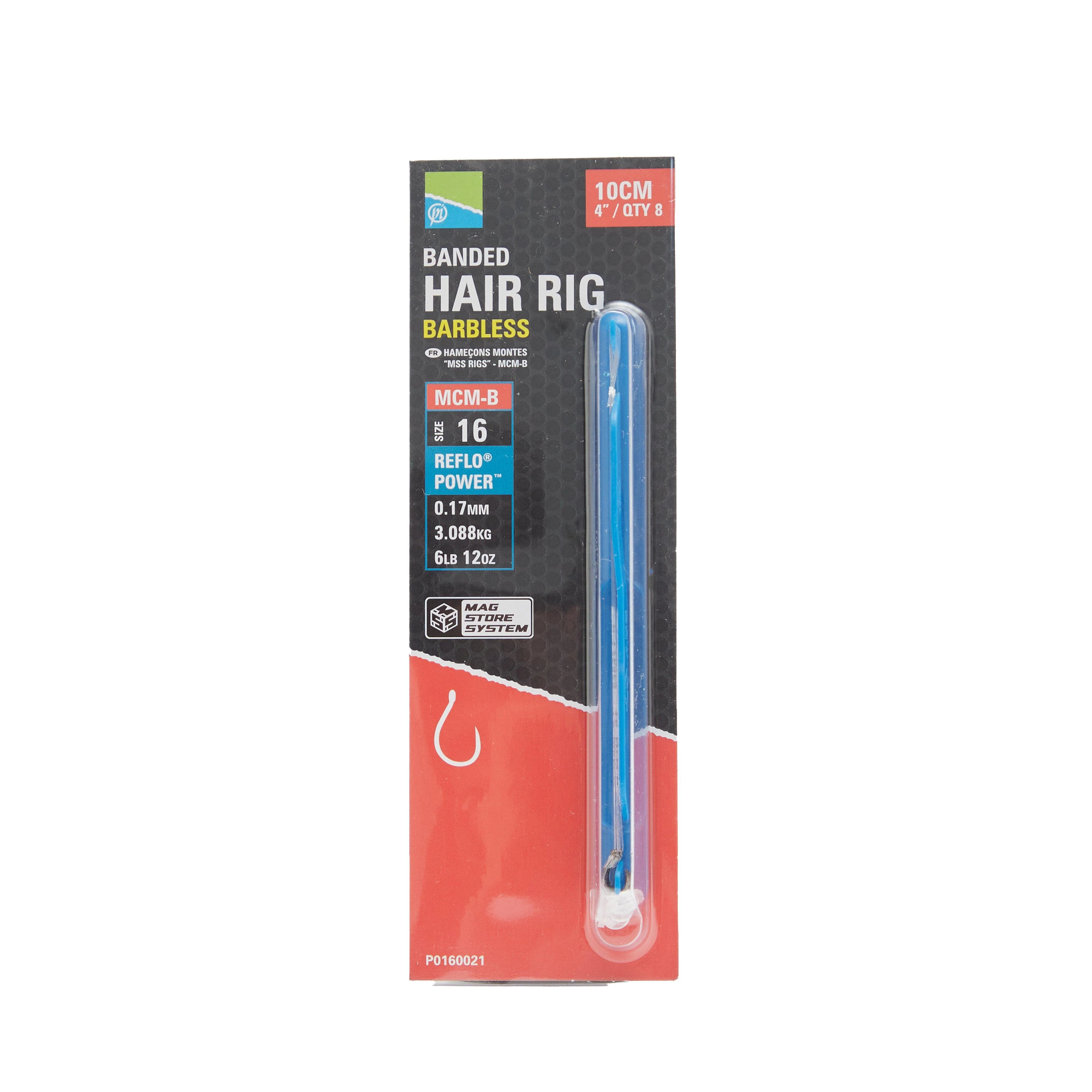 MCM-B Banded Hair Rigs 4inch – Size 16 - Image 4