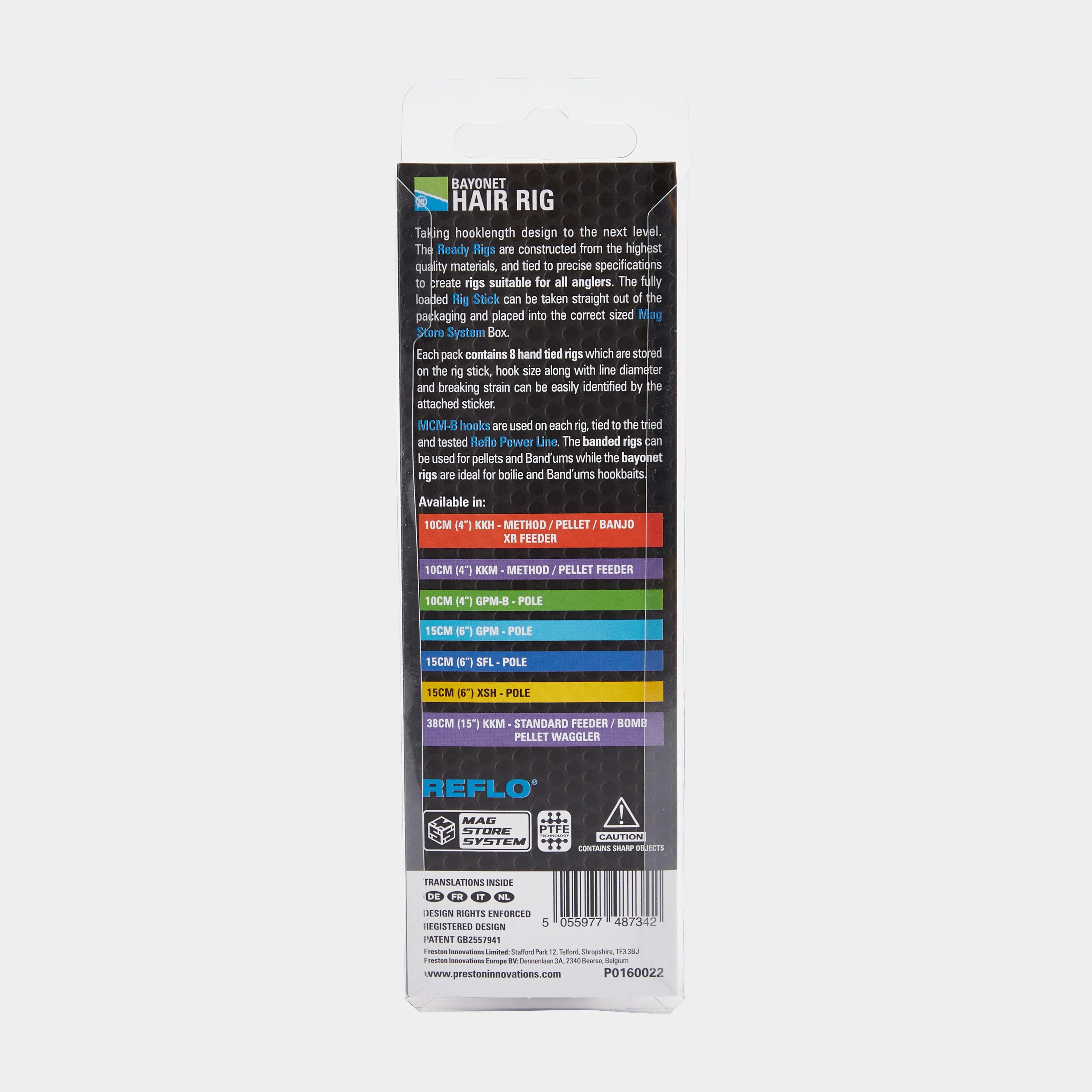 MCM-B Bayonet Hair Rigs 4inch – Size 12 - Image 2