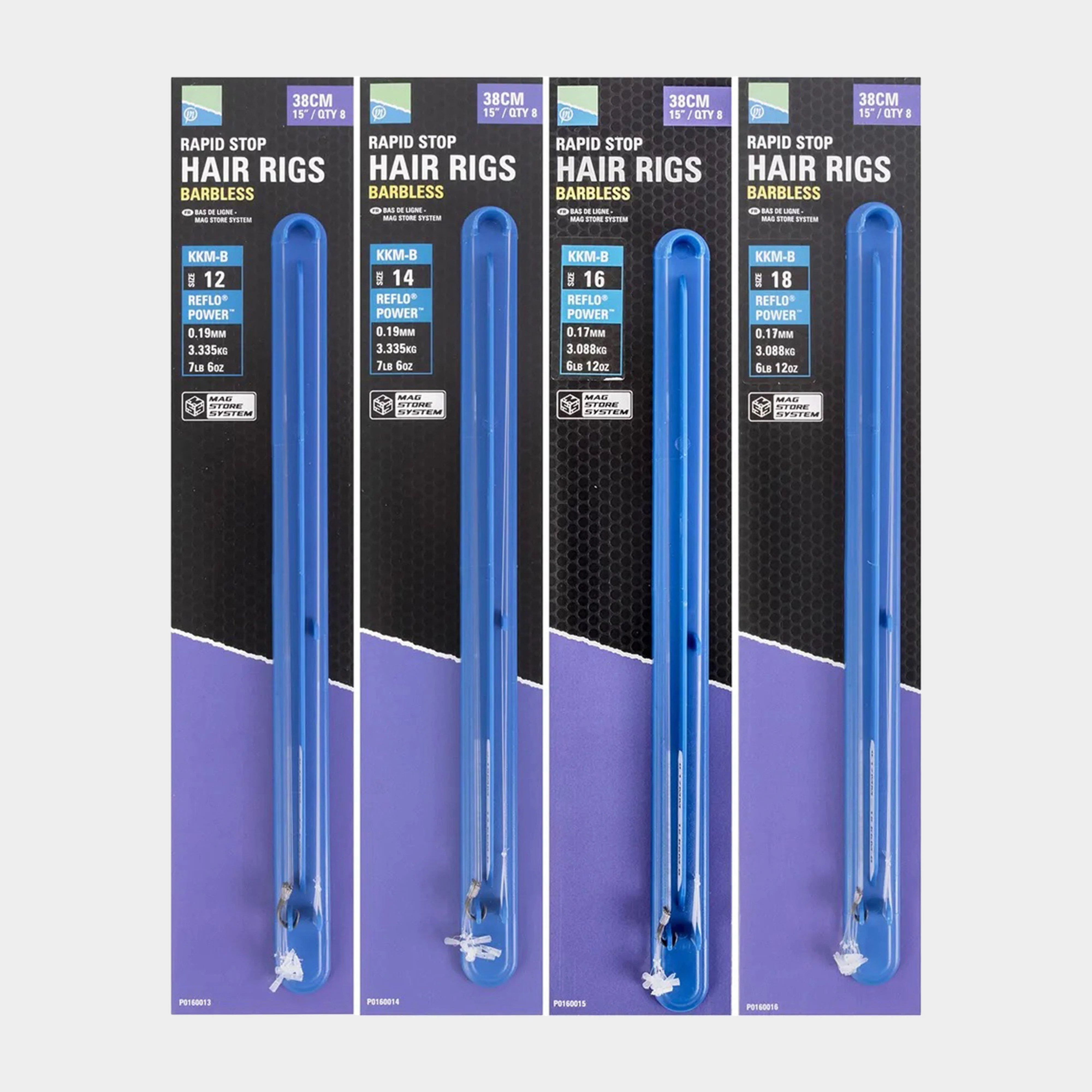 Rapid Stop Hair Rigs KKMB  (Size 18, 15 inches) - Image 4