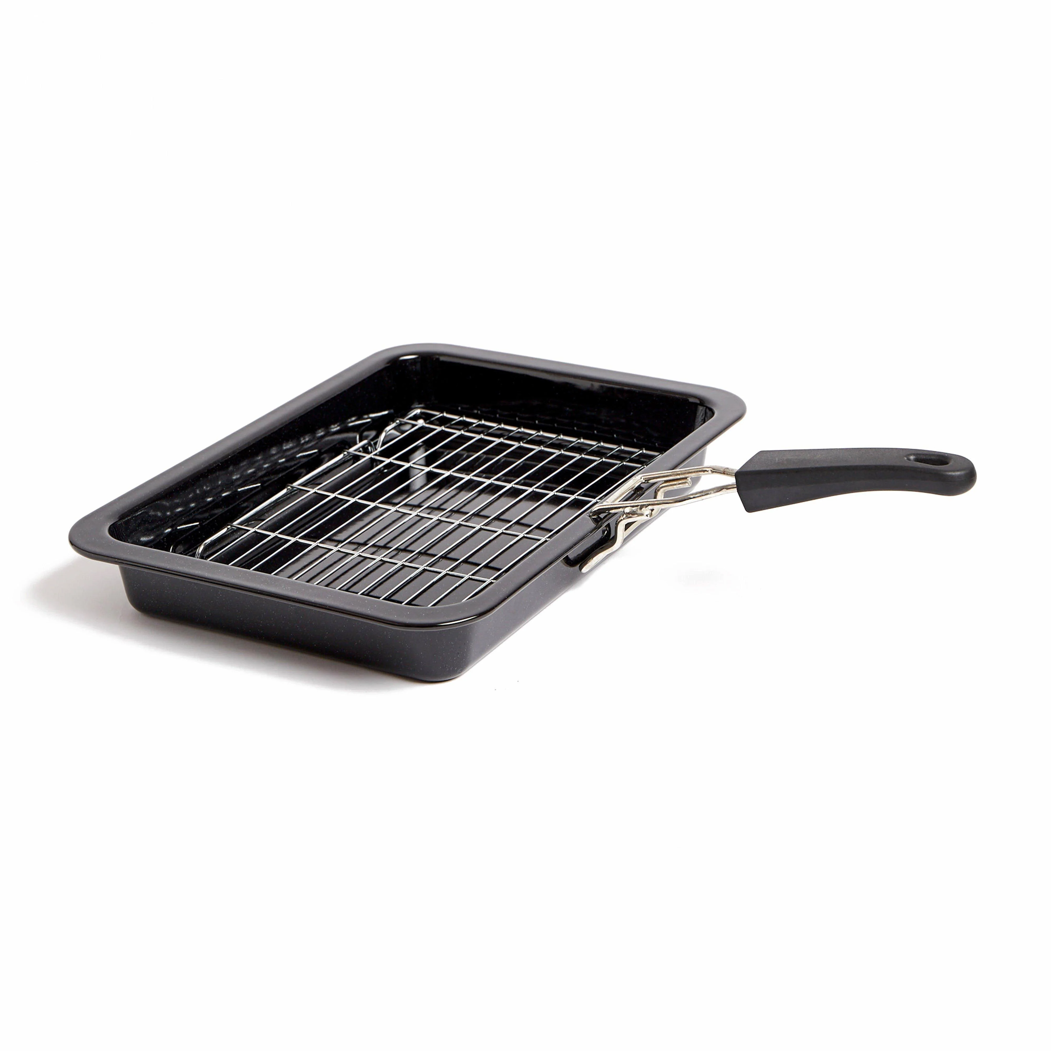 Enamel Grill Pan with Handle - Image 4